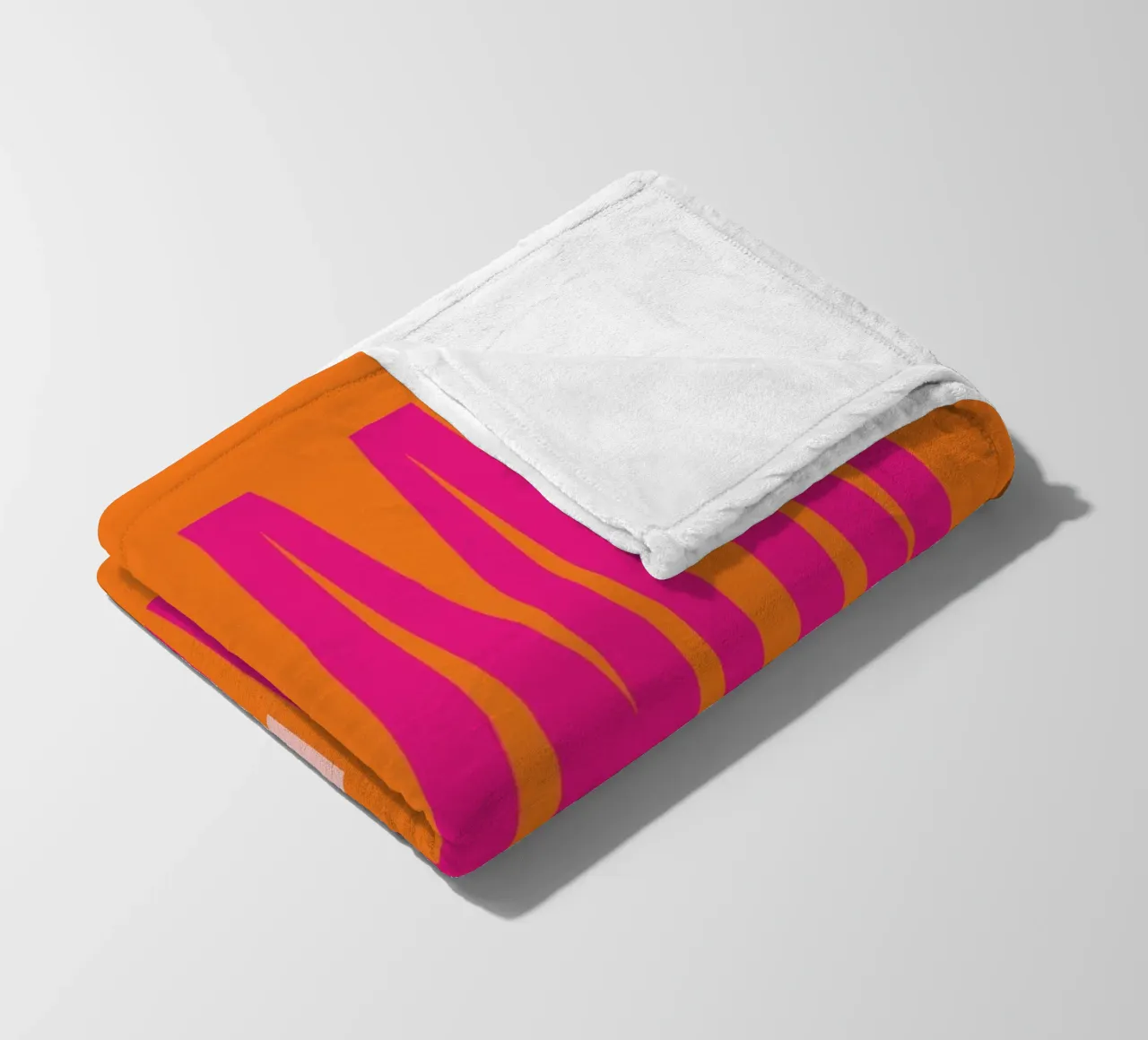 Damn Right - Orange coperta in pile da Malou-Studio