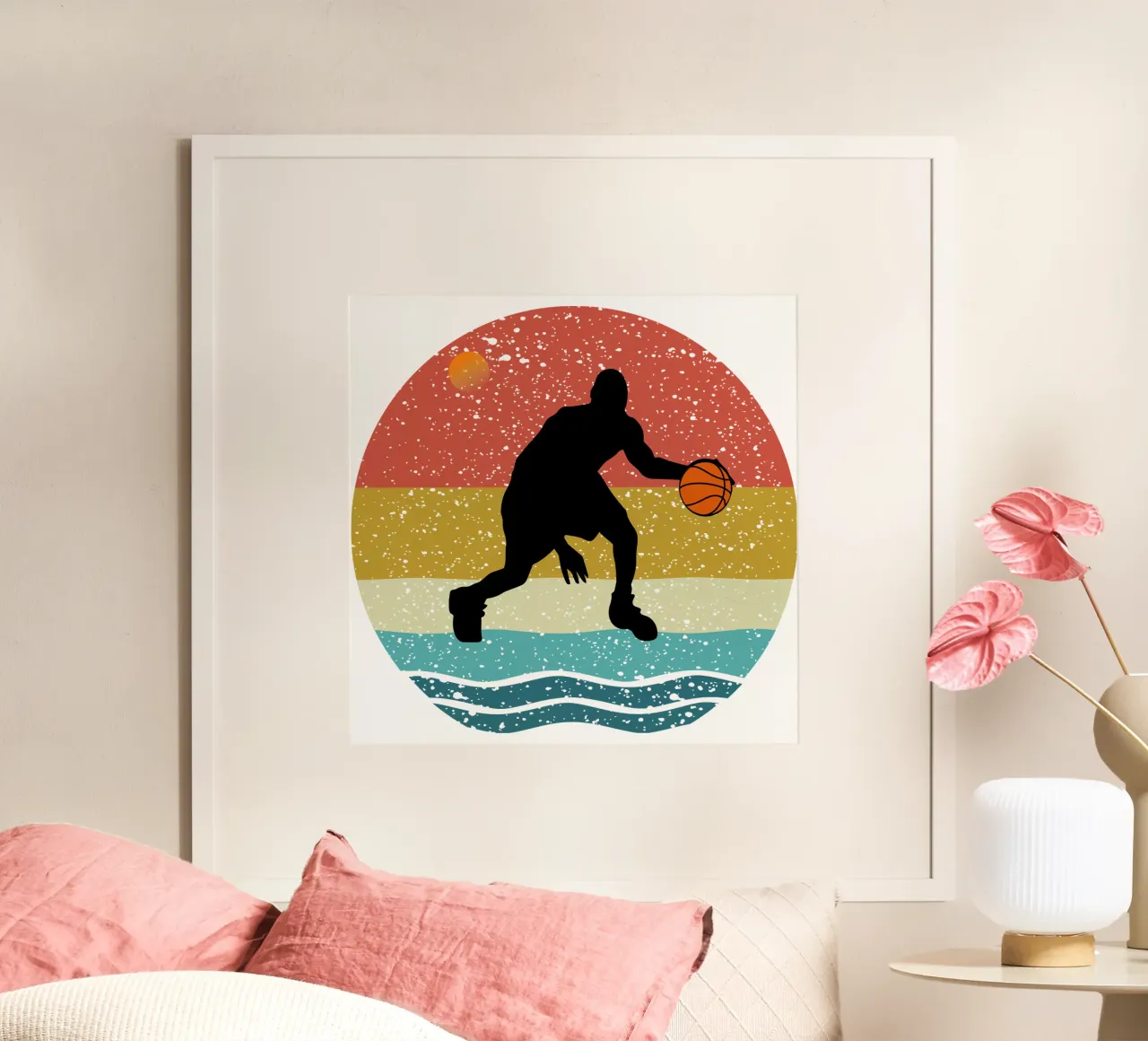 basket Shilouette Retro Design carta hahnemühle da rivariahill