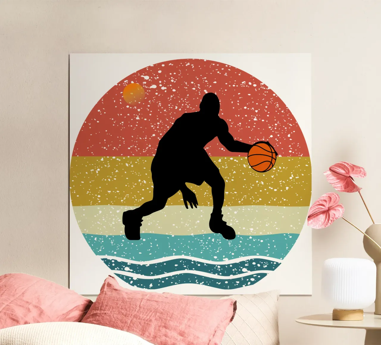 basket Shilouette Retro Design carta hahnemühle da rivariahill