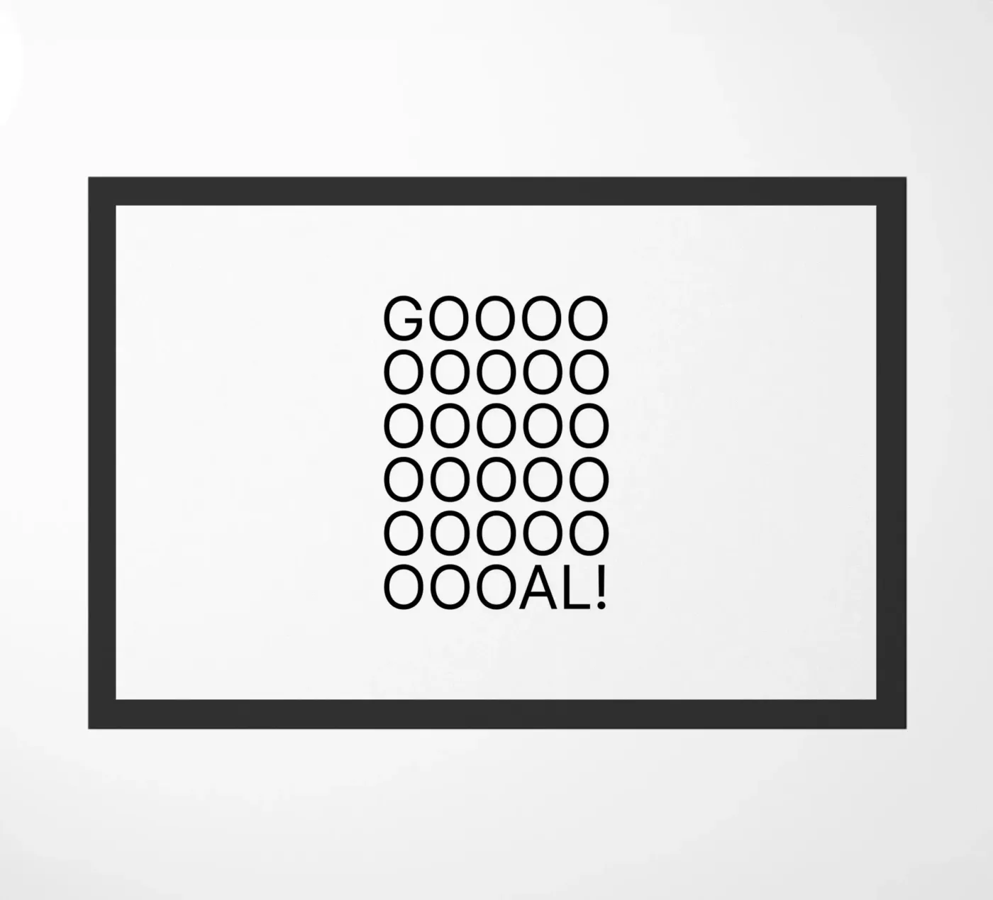 Goal paillasson de Orara Studio