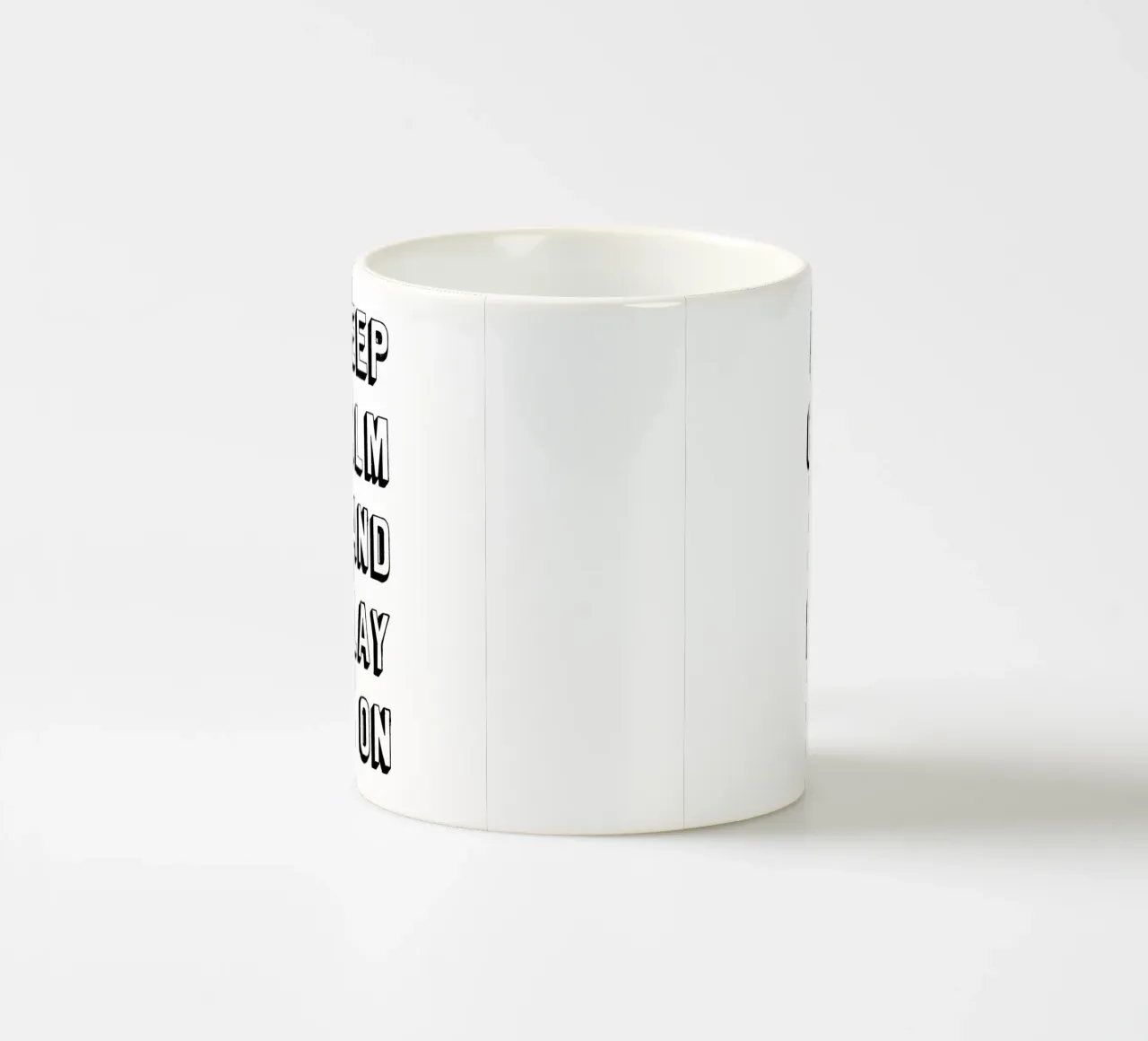 Mantenere la calma e continuare a giocare tazza in ceramica da Orara Studio