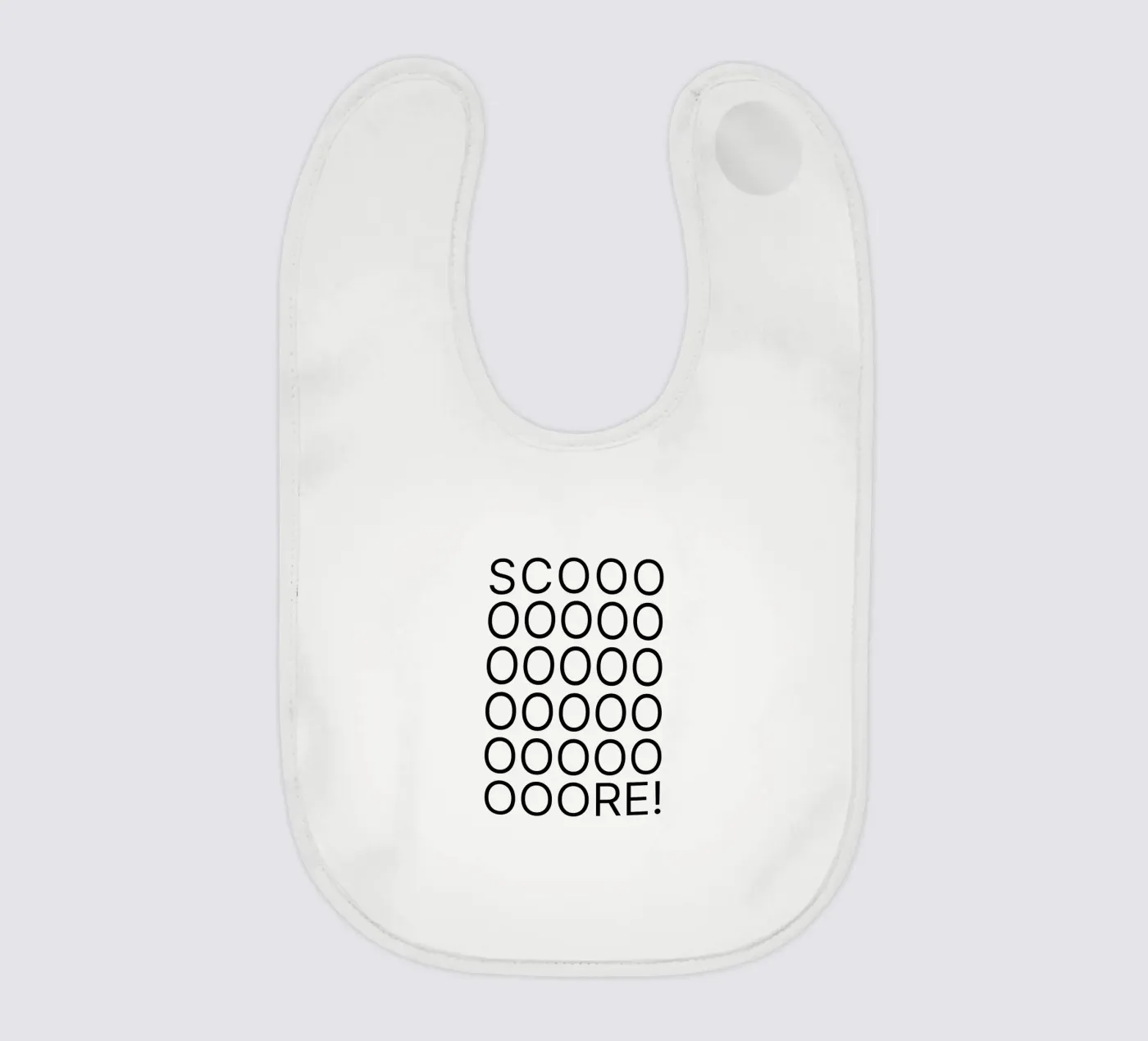 Score baby bib by Orara Studio