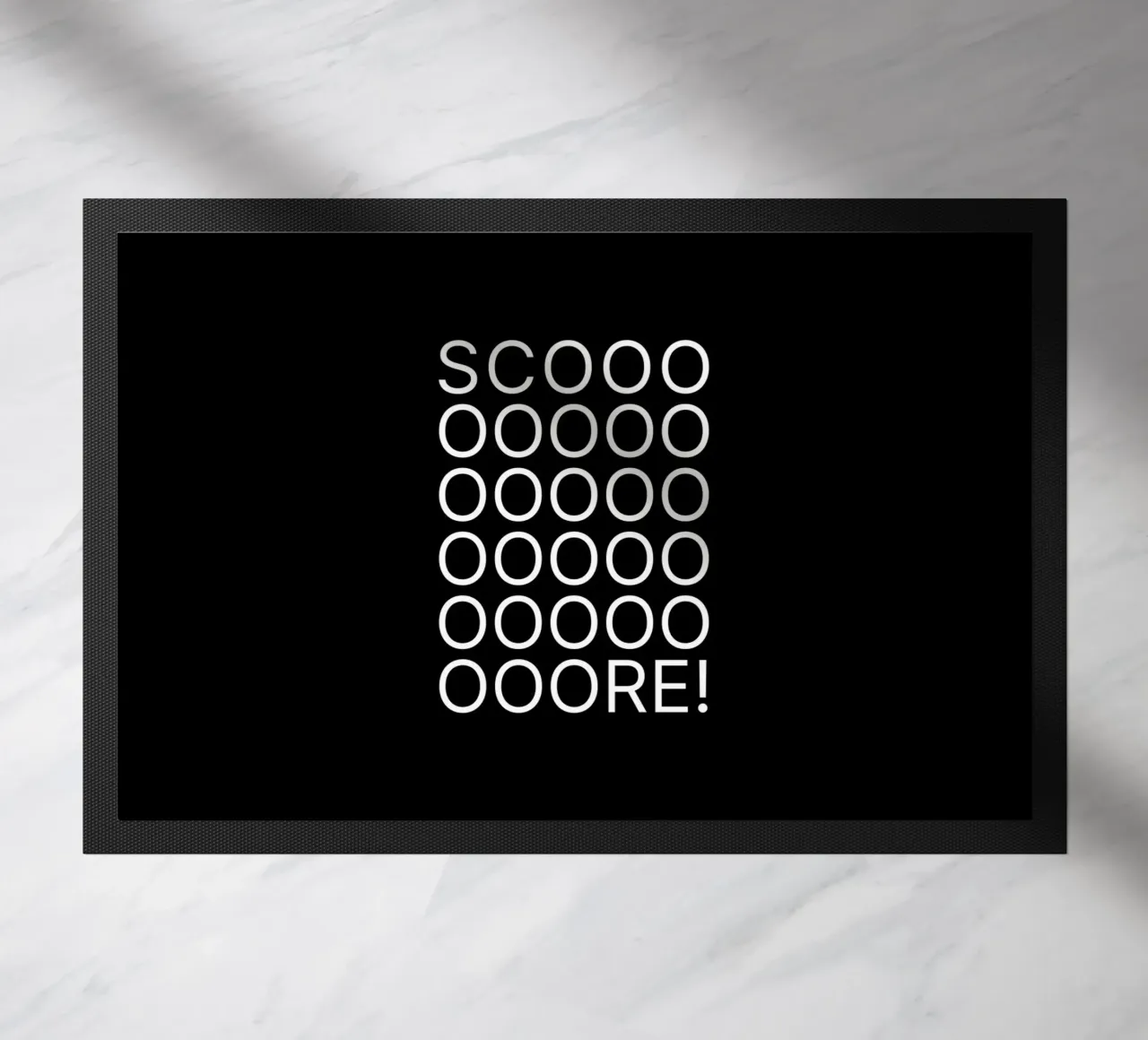 Score deurmat van Orara Studio