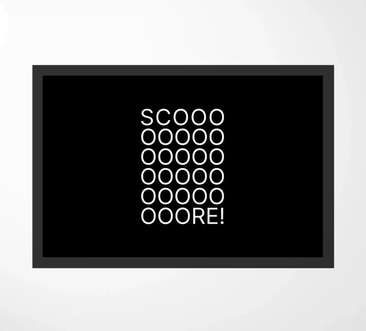 Score deurmat van Orara Studio