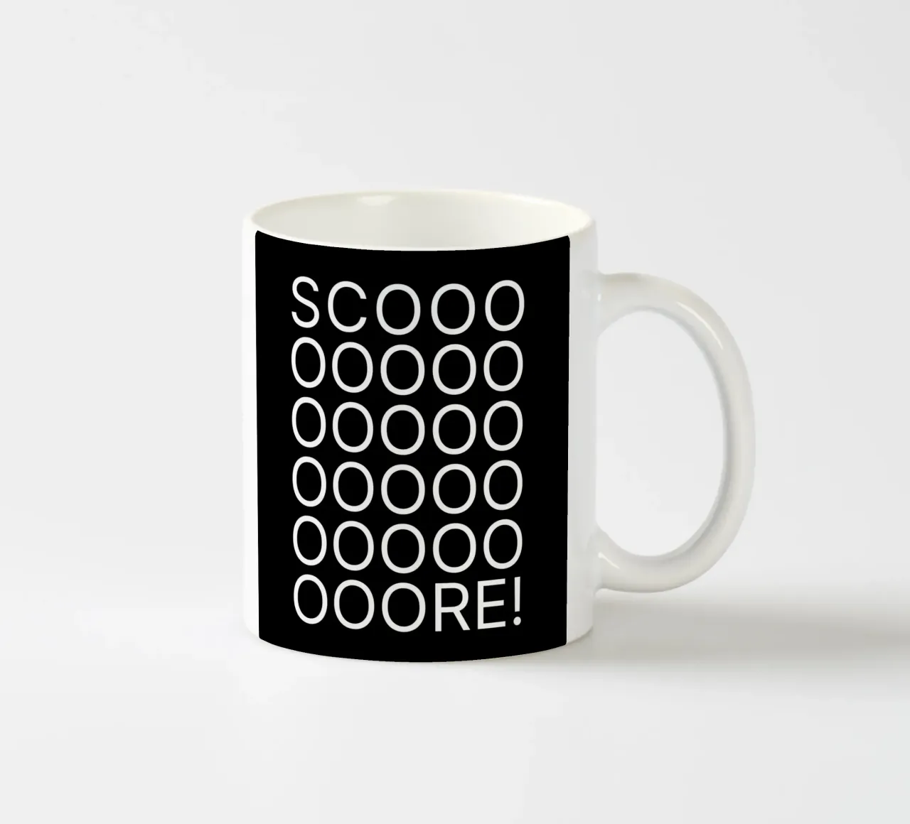 Score ceramic mug by Orara Studio