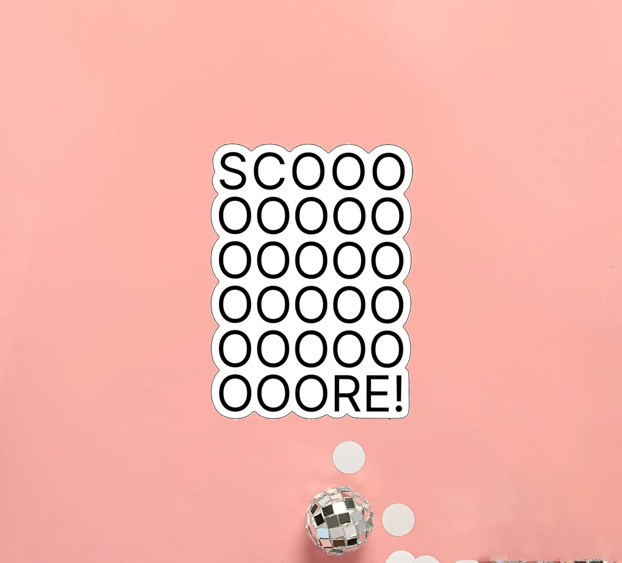 Score sticker by Orara Studio