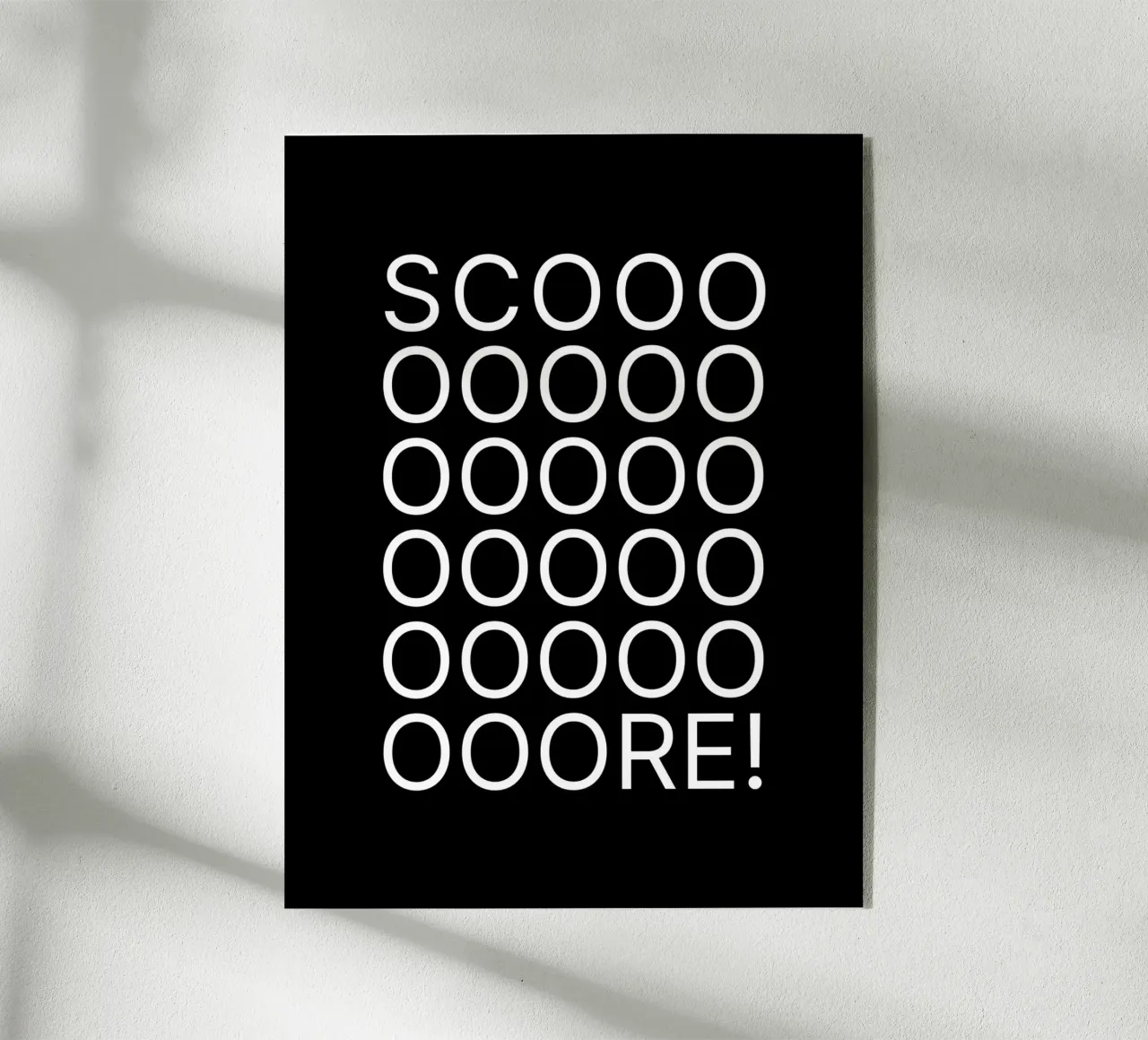Score plexiglas de Orara Studio
