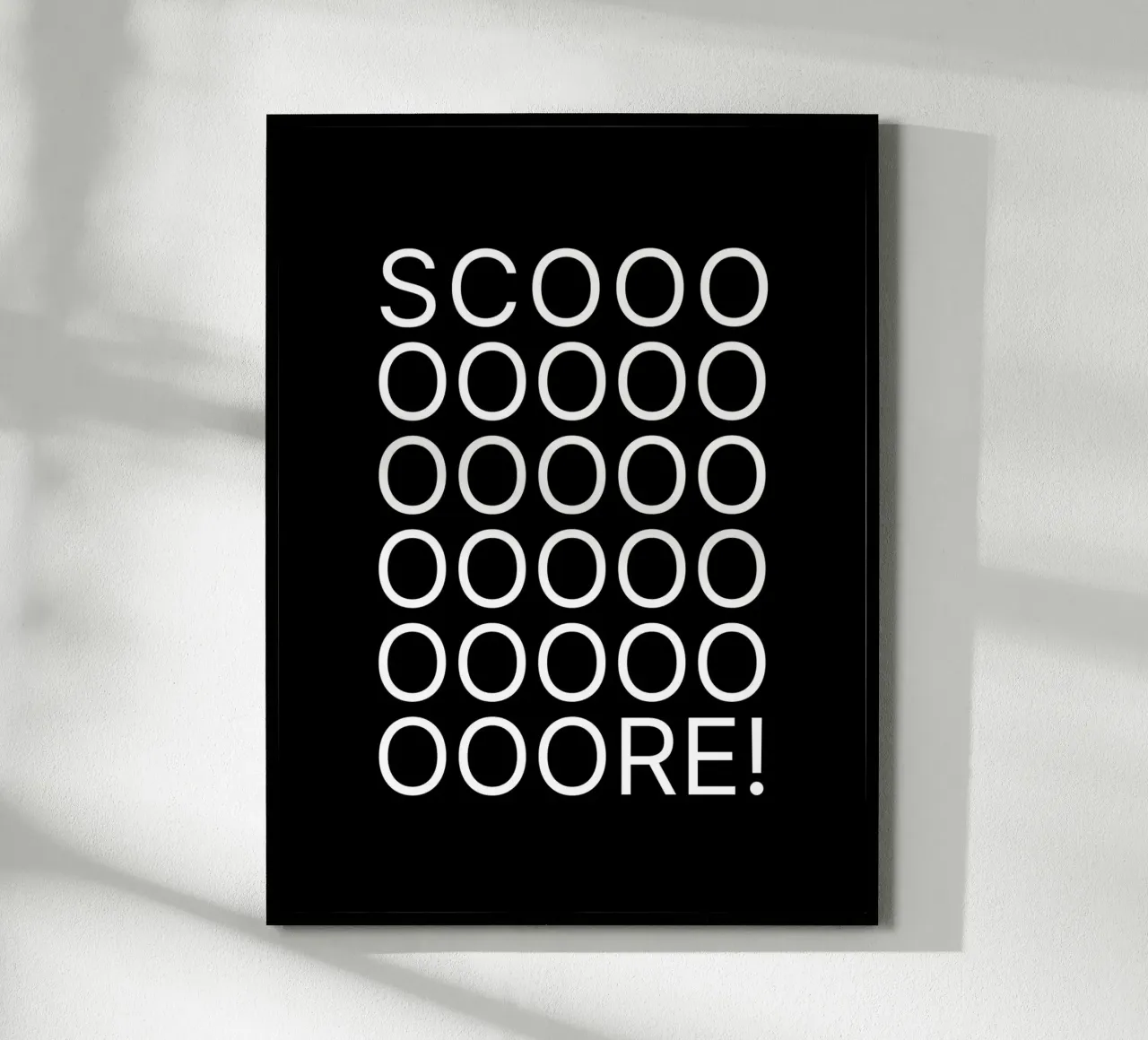 Score poster van Orara Studio