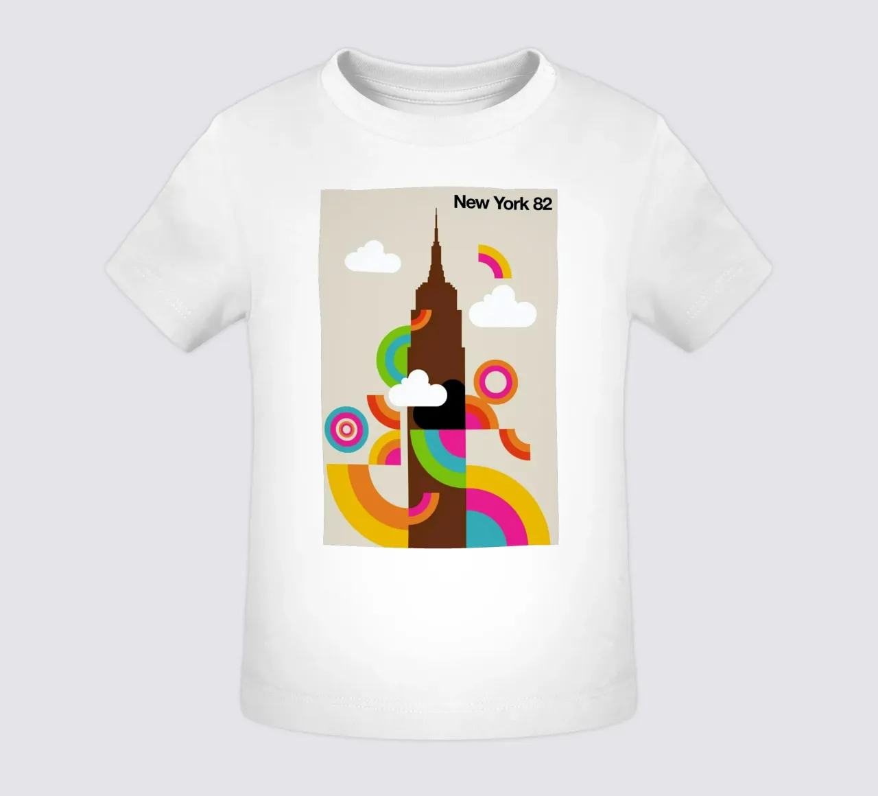 New York 82 baby t-shirt by Bo Lundberg