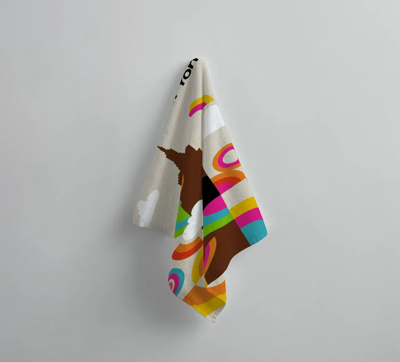 New York 82 towel by Bo Lundberg