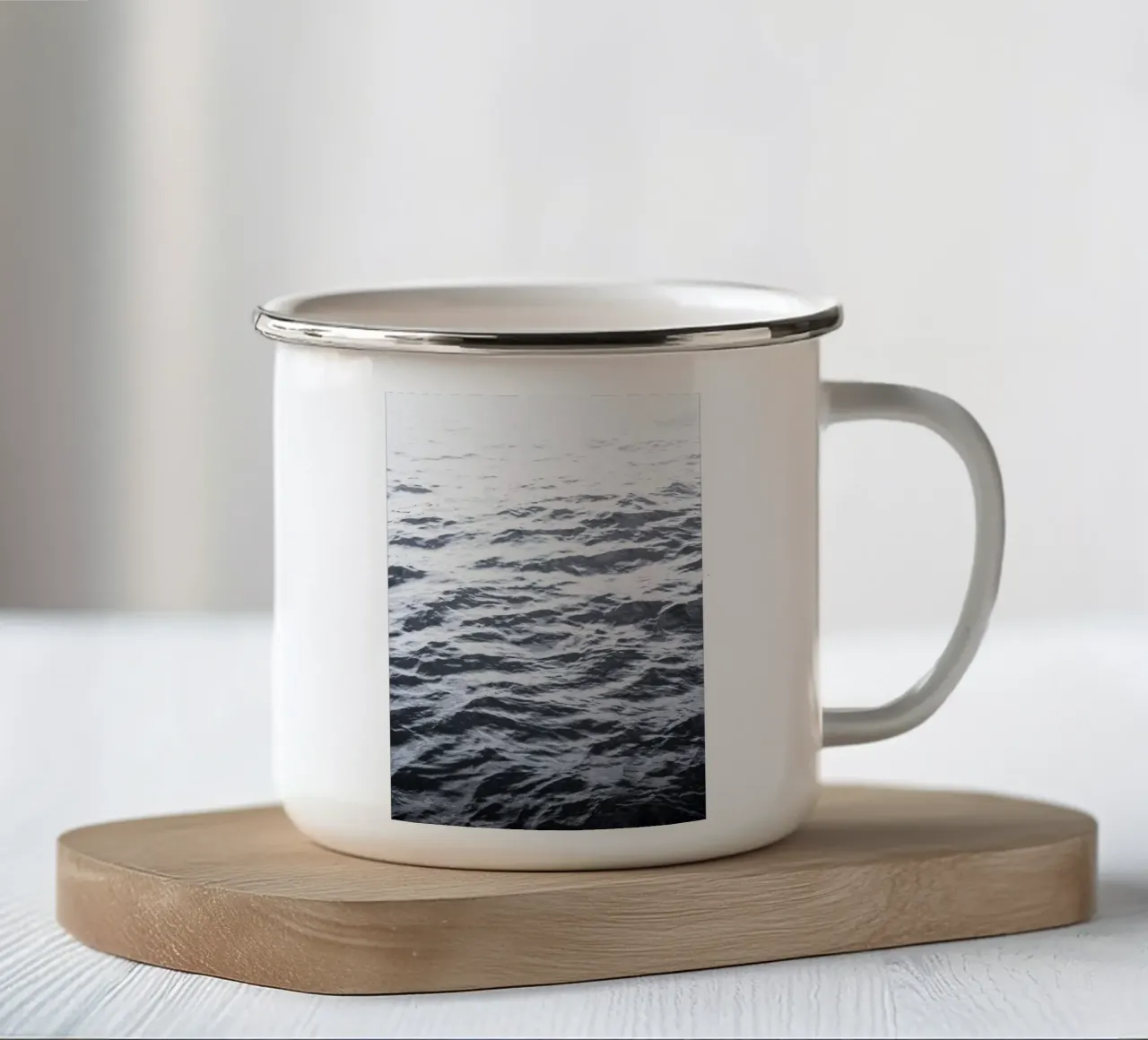 Oceano 02 tazza in smalto da amini54
