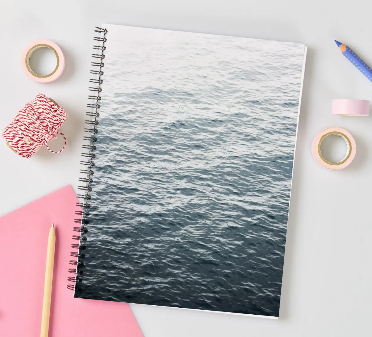 Ocean 04 spiral notebook by amini54