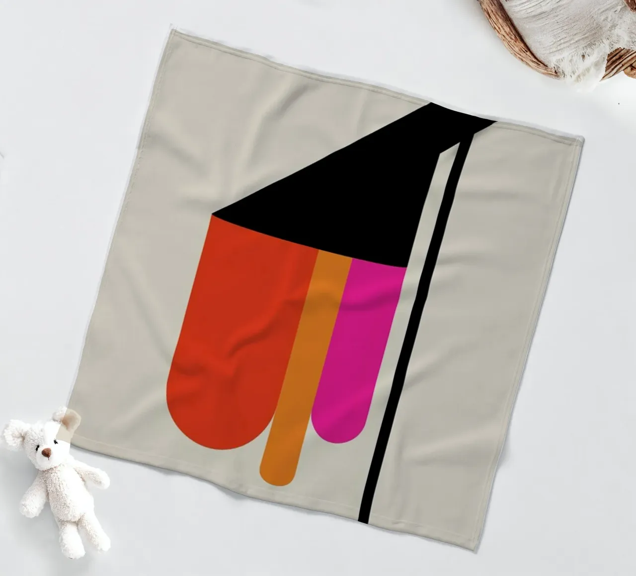 Copenhagen 66 fleece blanket by Bo Lundberg