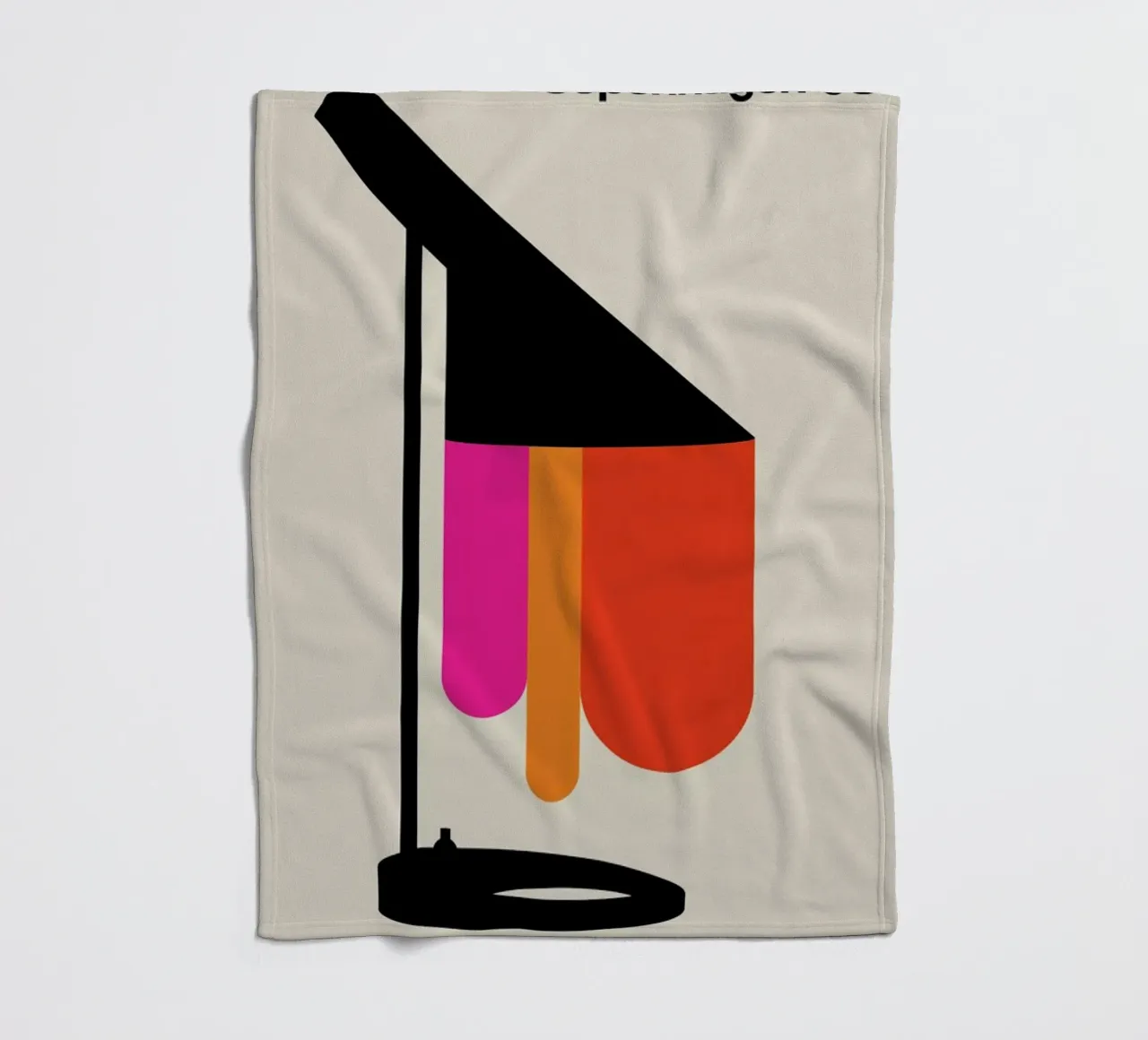 Copenhagen 66 fleece blanket by Bo Lundberg