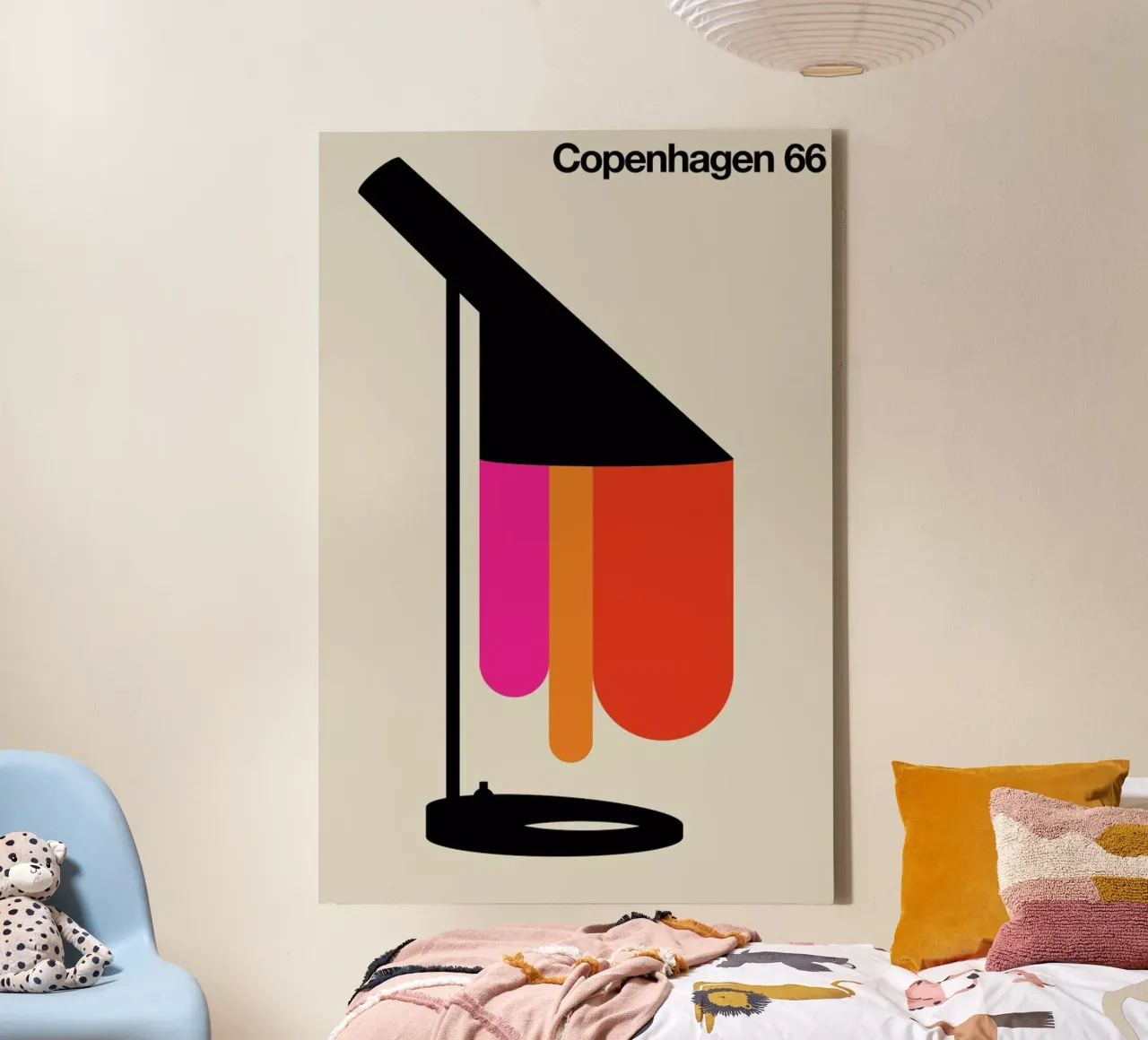 Copenhagen 66 tela con Cornice a cassetta da Bo Lundberg