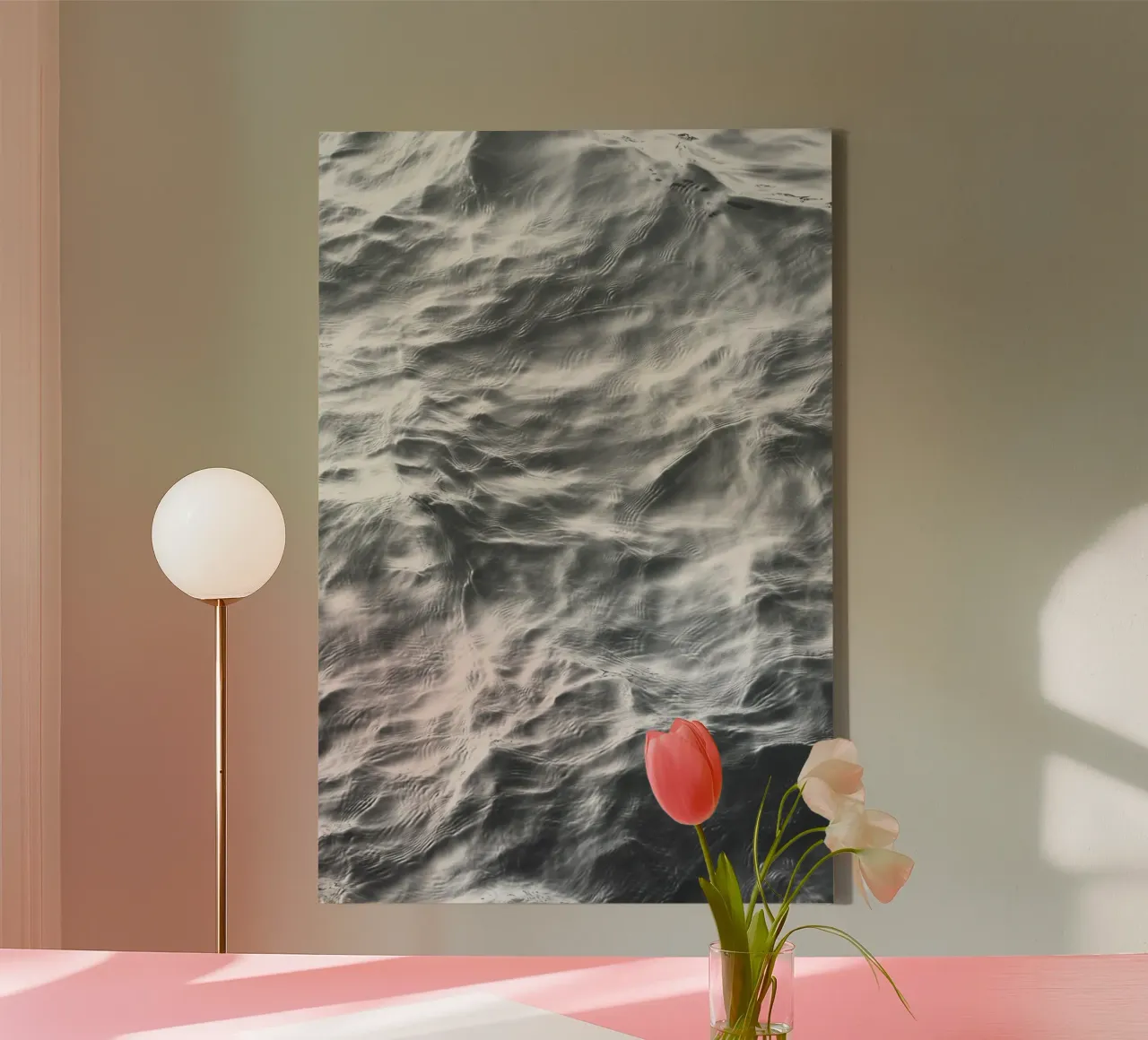 Ocean 15 canvas with Floater frame by amini54
