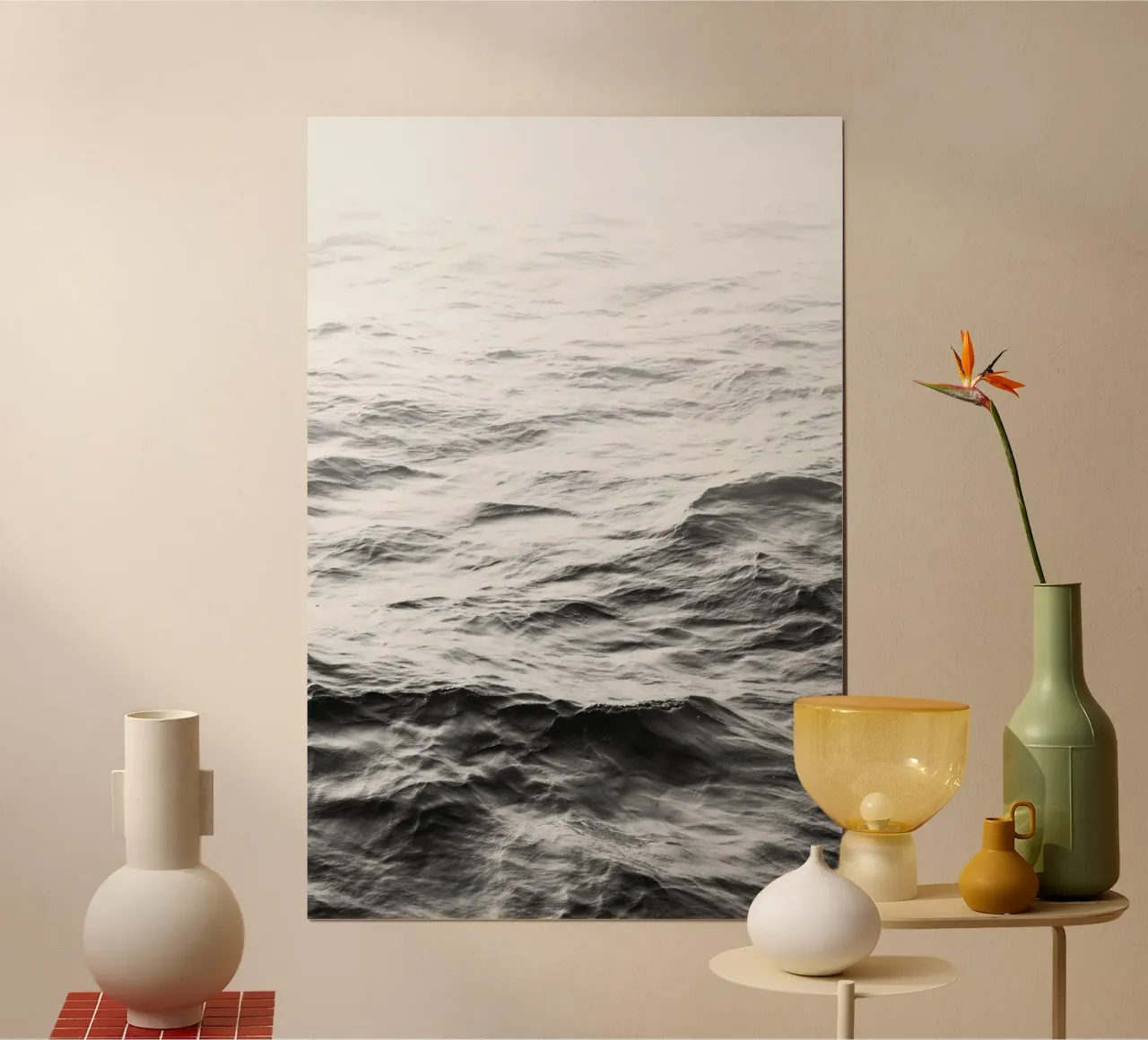 Oceano 22 poster con telaio in alluminio da amini54