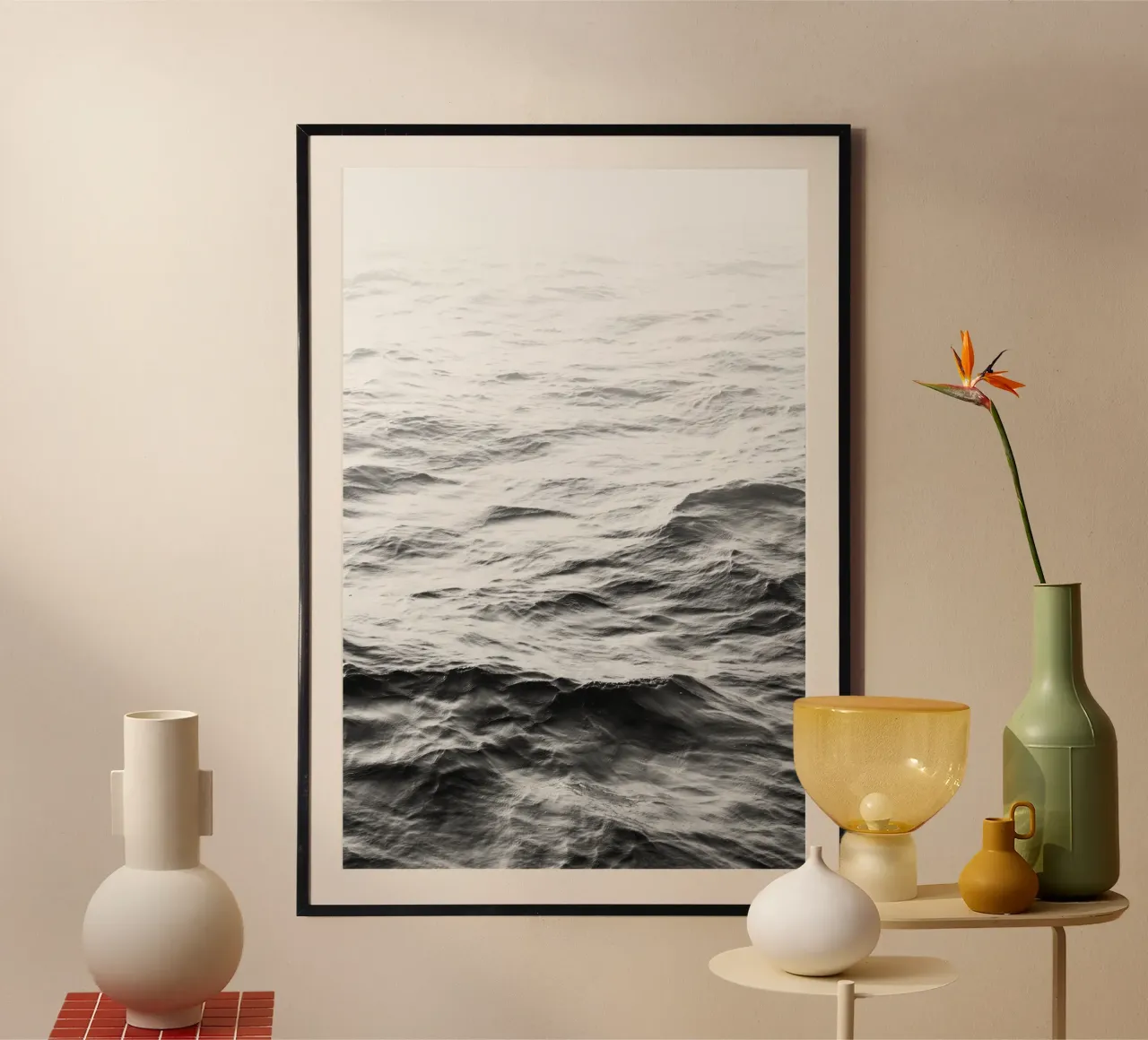Oceano 22 poster con telaio in alluminio da amini54