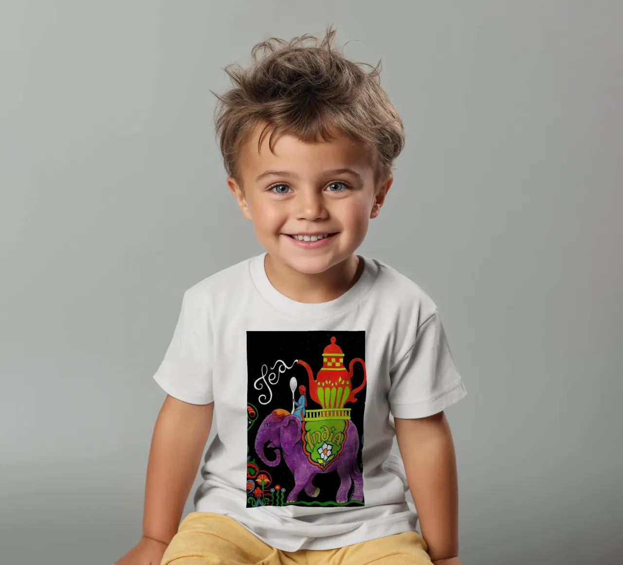 India t-shirt bambini da Simboli Design