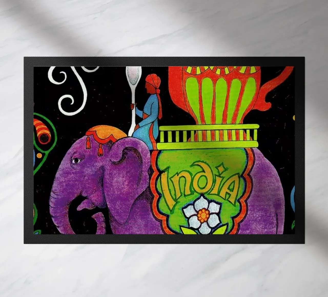 India doormat by Simboli Design