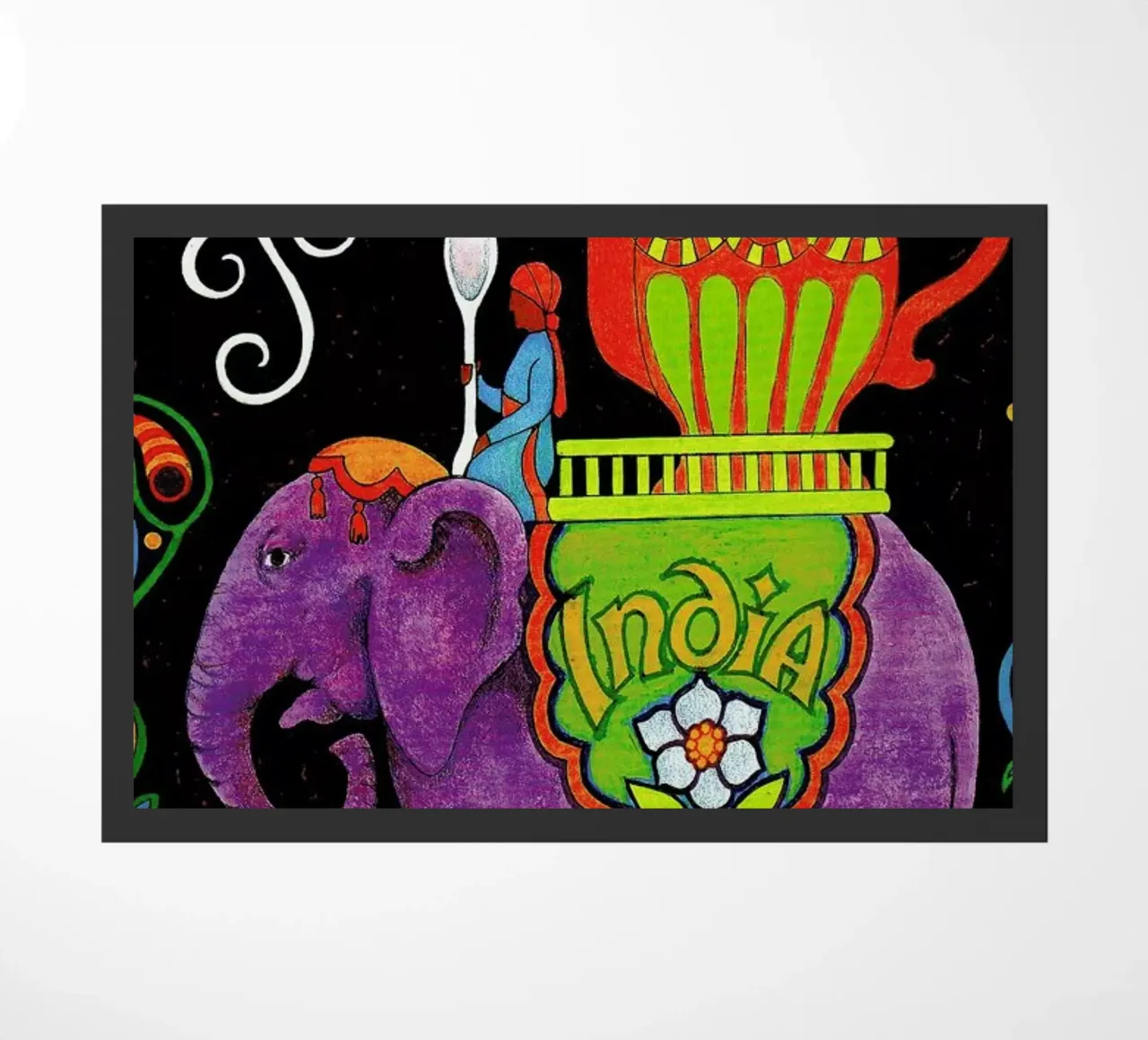 India doormat by Simboli Design