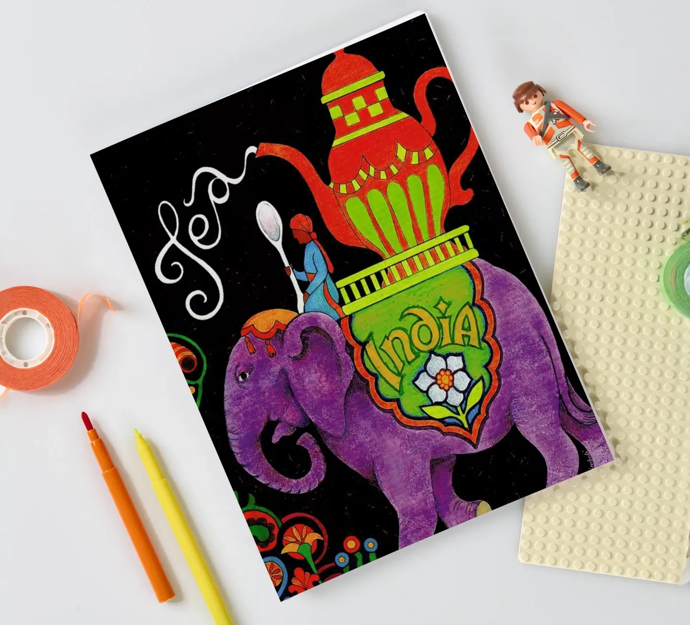 India notebook by Simboli Design
