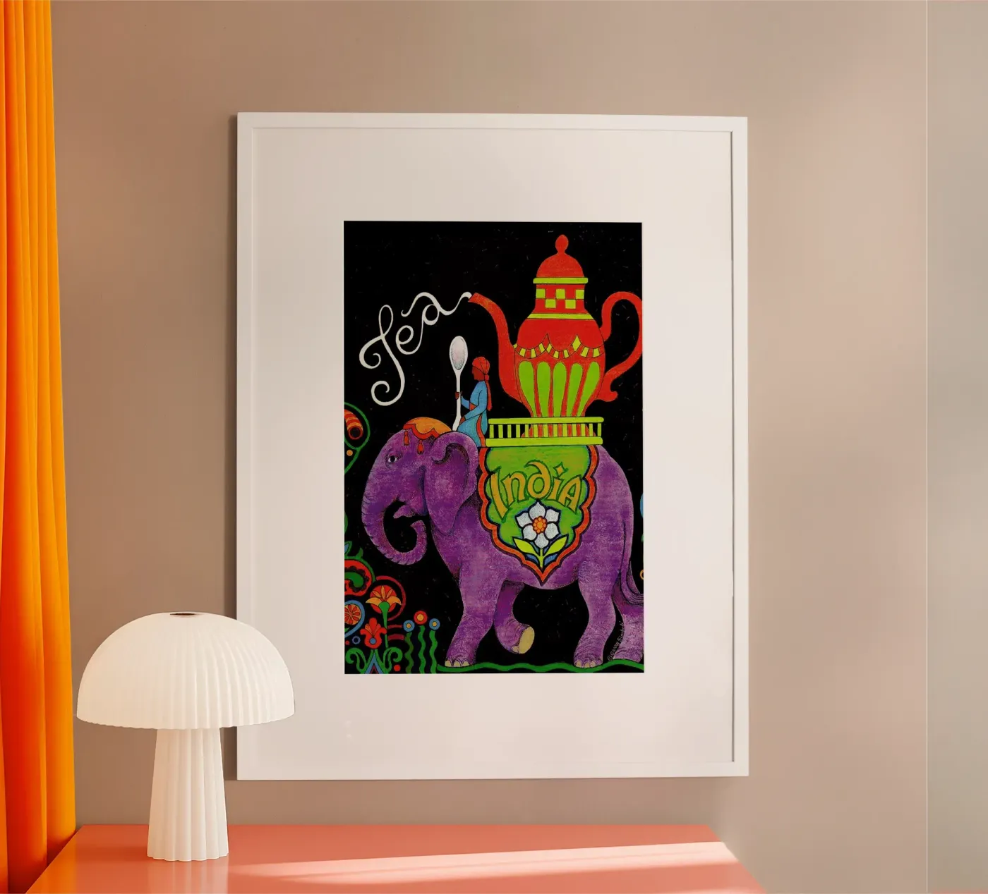 India poster by Simboli Design