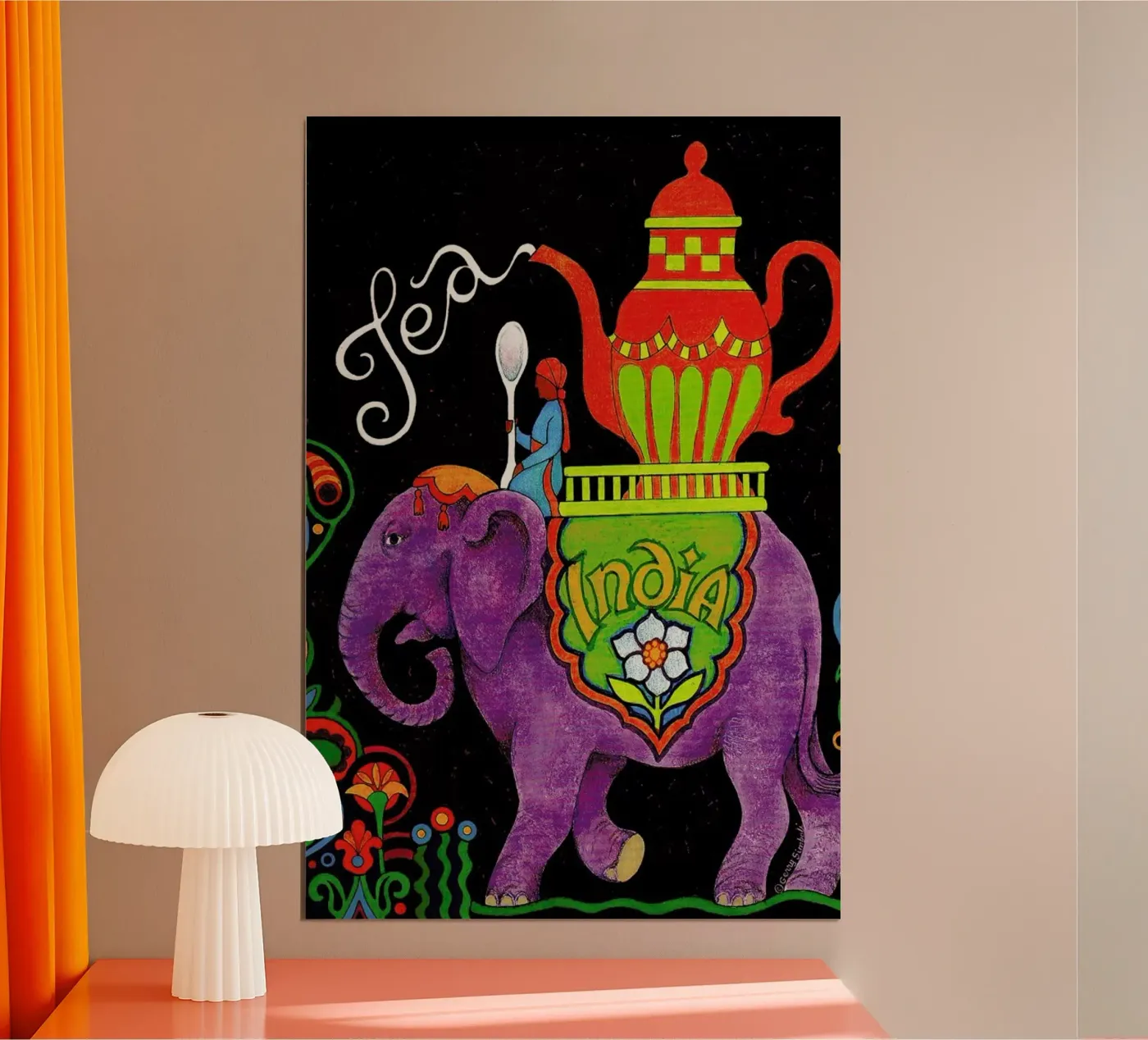 India poster by Simboli Design