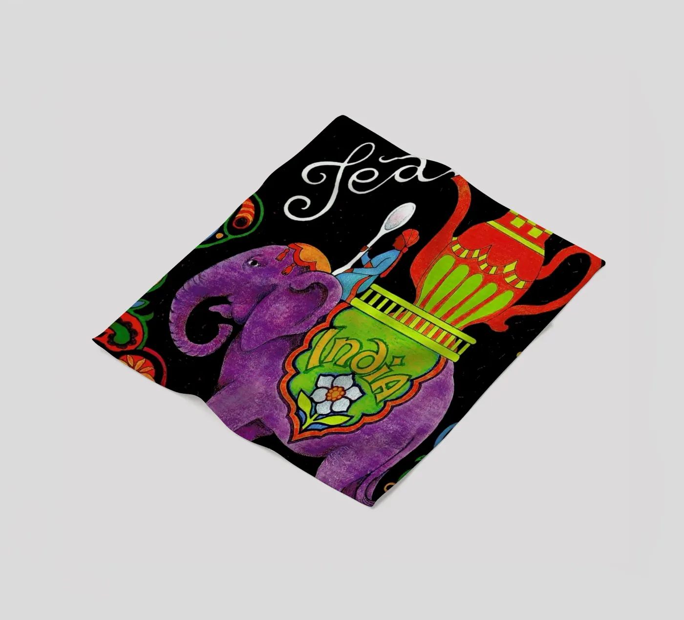 India Fleecedecke von Simboli Design