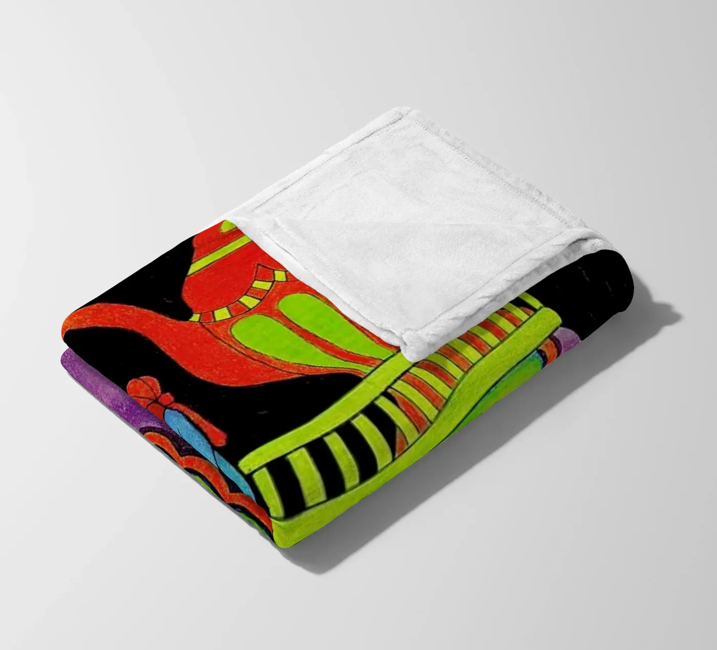 India Fleecedecke von Simboli Design