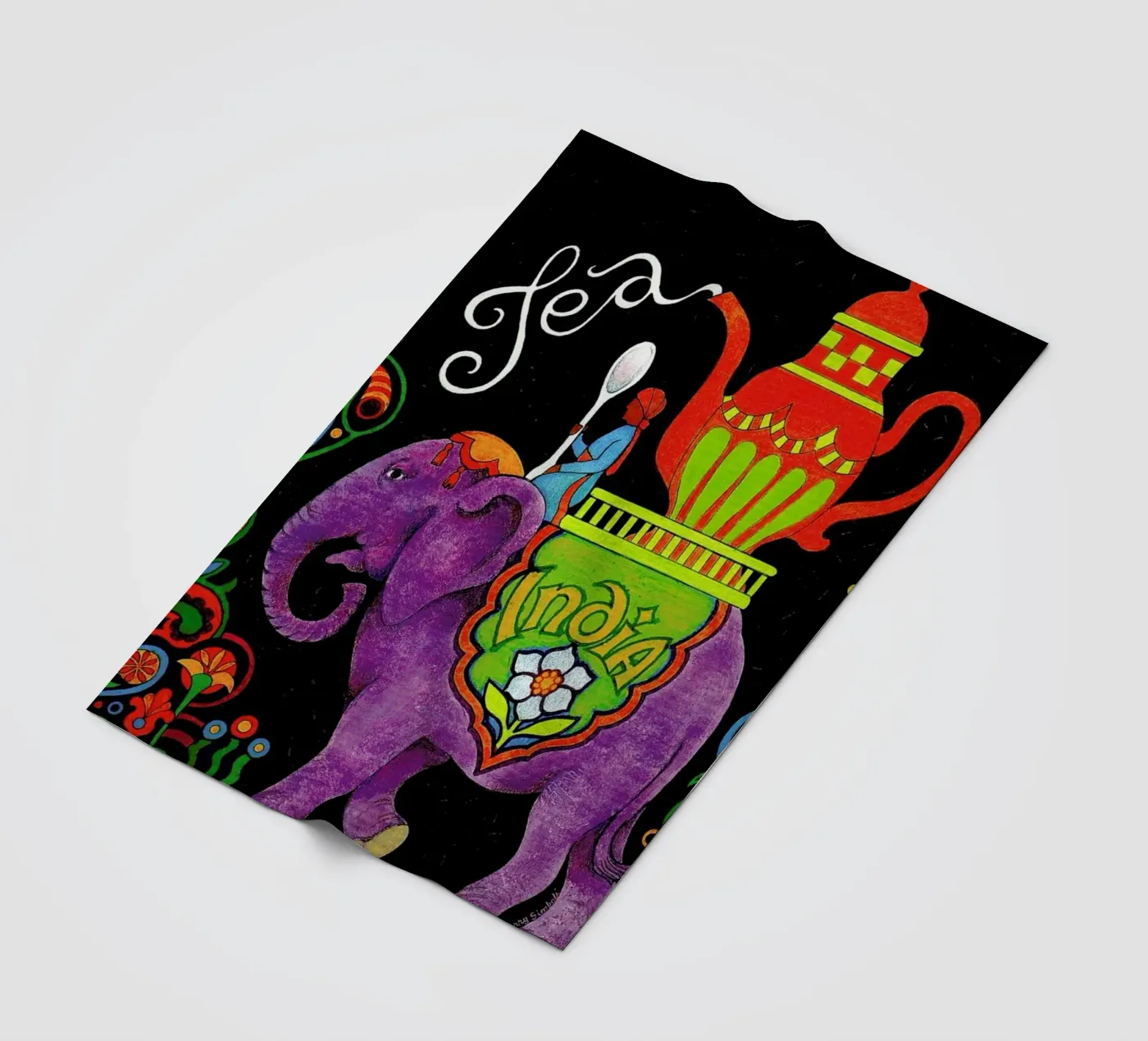 India Fleecedecke von Simboli Design