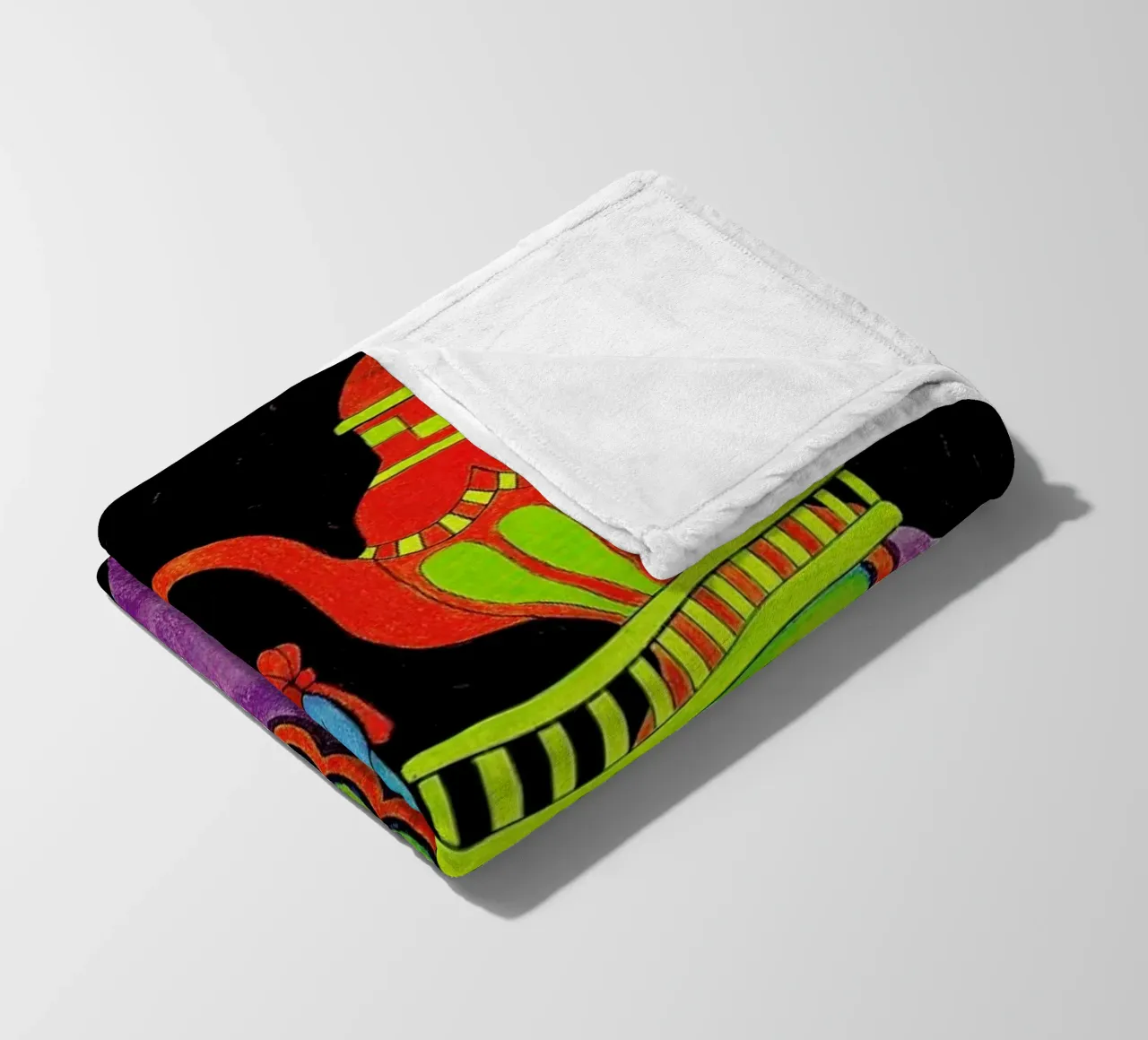 India fleecedeken van Simboli Design