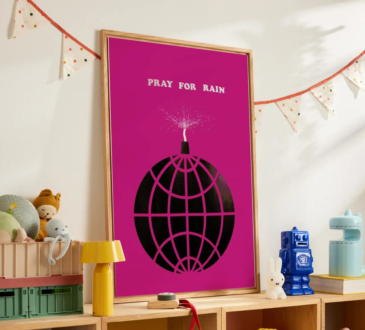 Pray For Rain plexiglass da Simboli Design