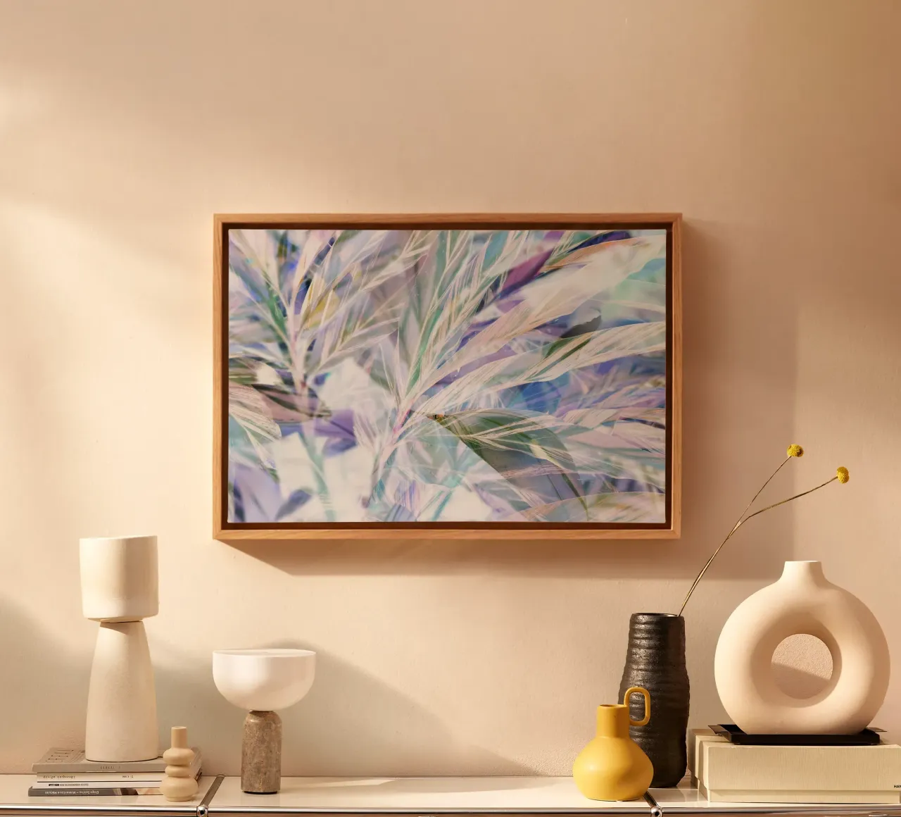 The Light of Shadow IV canvas with Floater frame by amini54