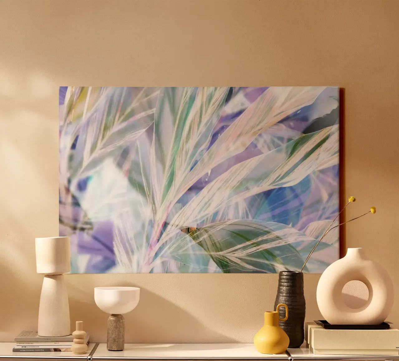 The Light of Shadow IV canvas with Floater frame by amini54
