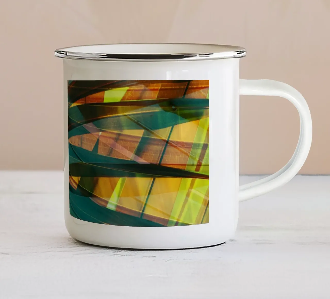 Palm Vibe 03 taza de esmalte de amini54
