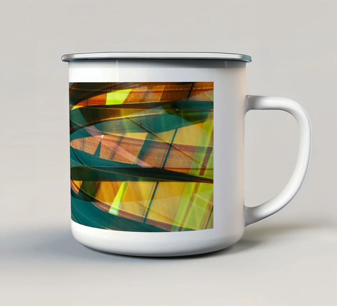 Palm Vibe 03 tazza in smalto da amini54