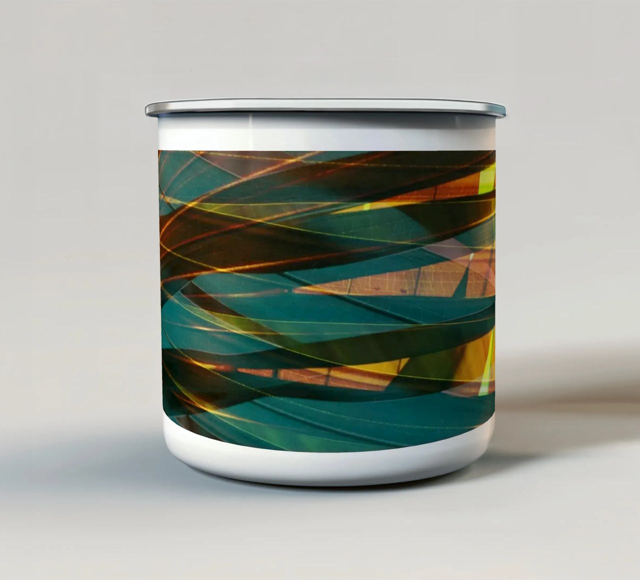 Palm Vibe 03 tazza in smalto da amini54