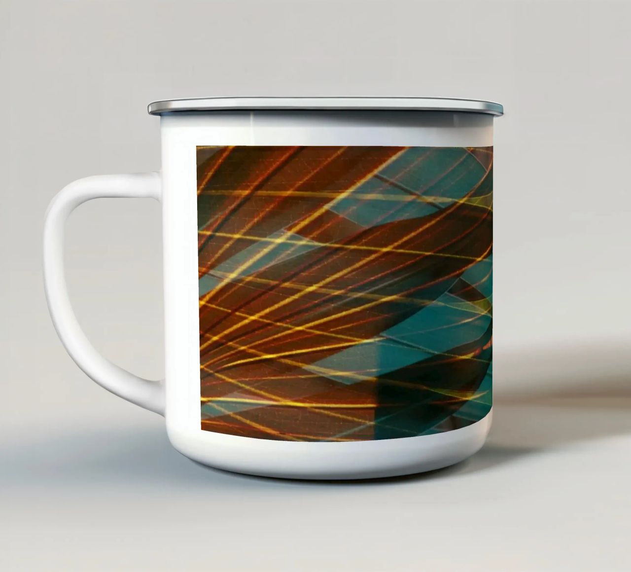 Palm Vibe 03 tazza in smalto da amini54