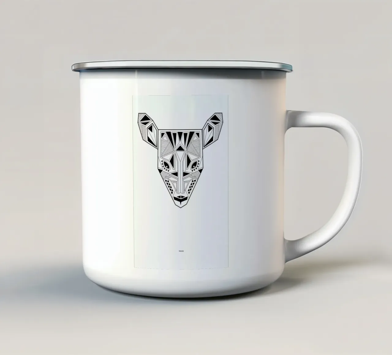Deer tazza in smalto da Iglou
