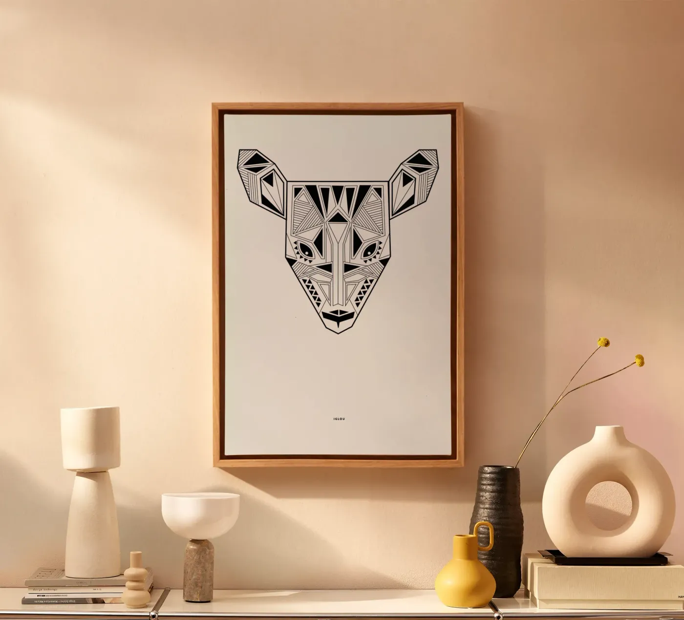 Deer canvas van Iglou