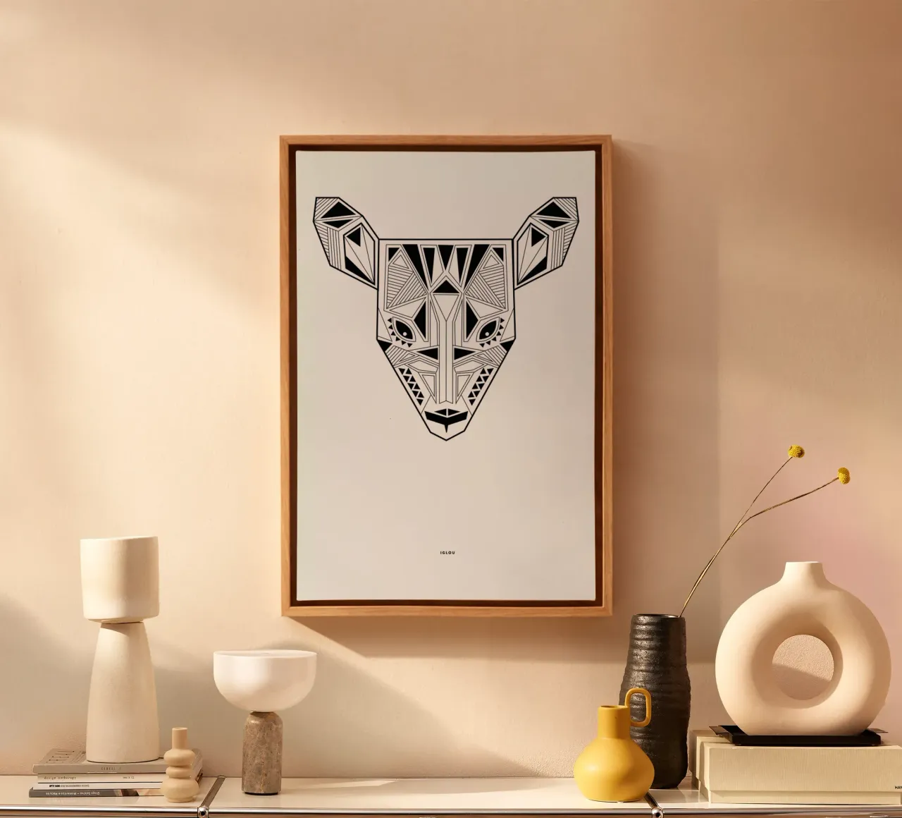 Deer canvas by Iglou