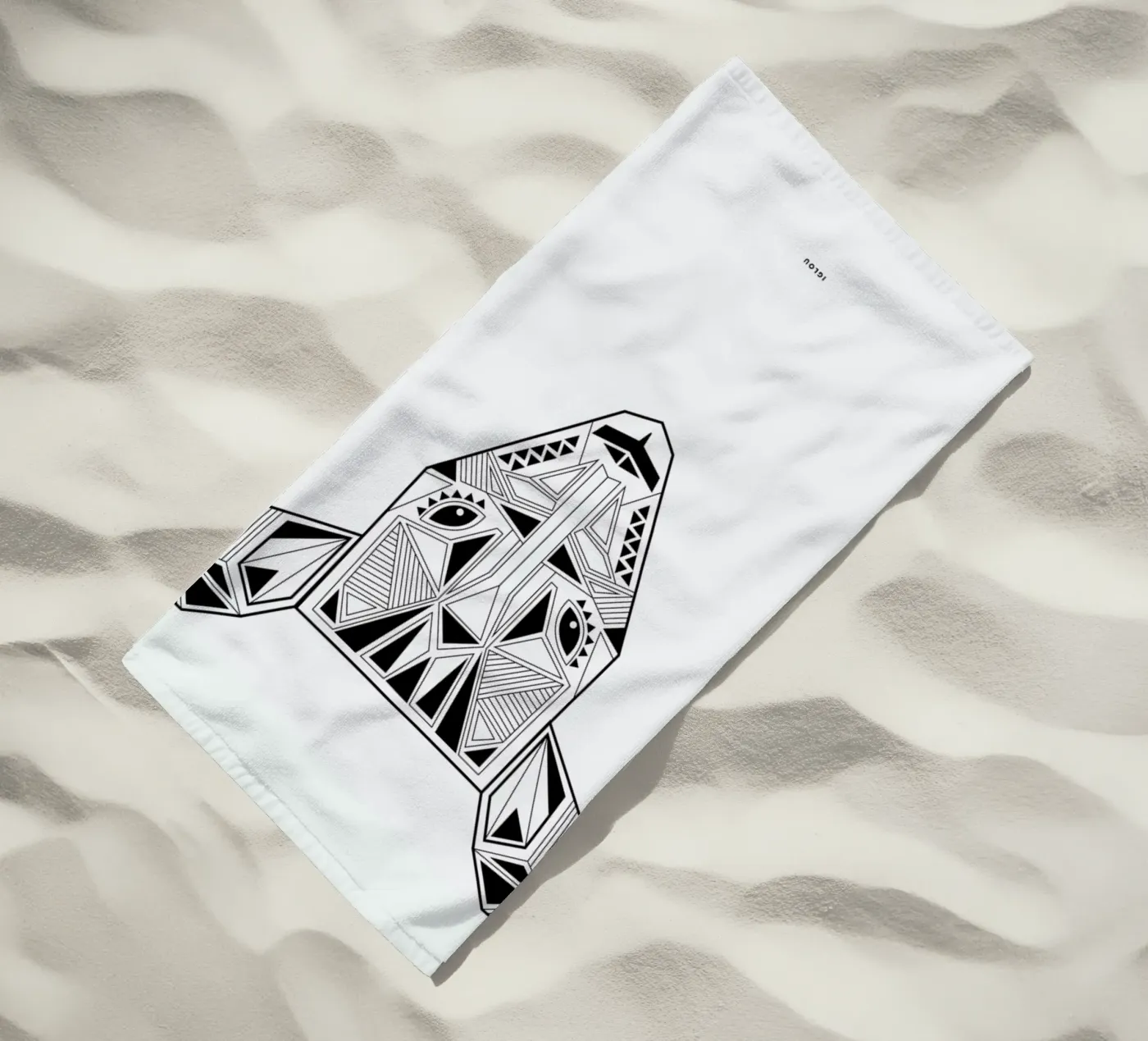 Deer beach towel by Iglou