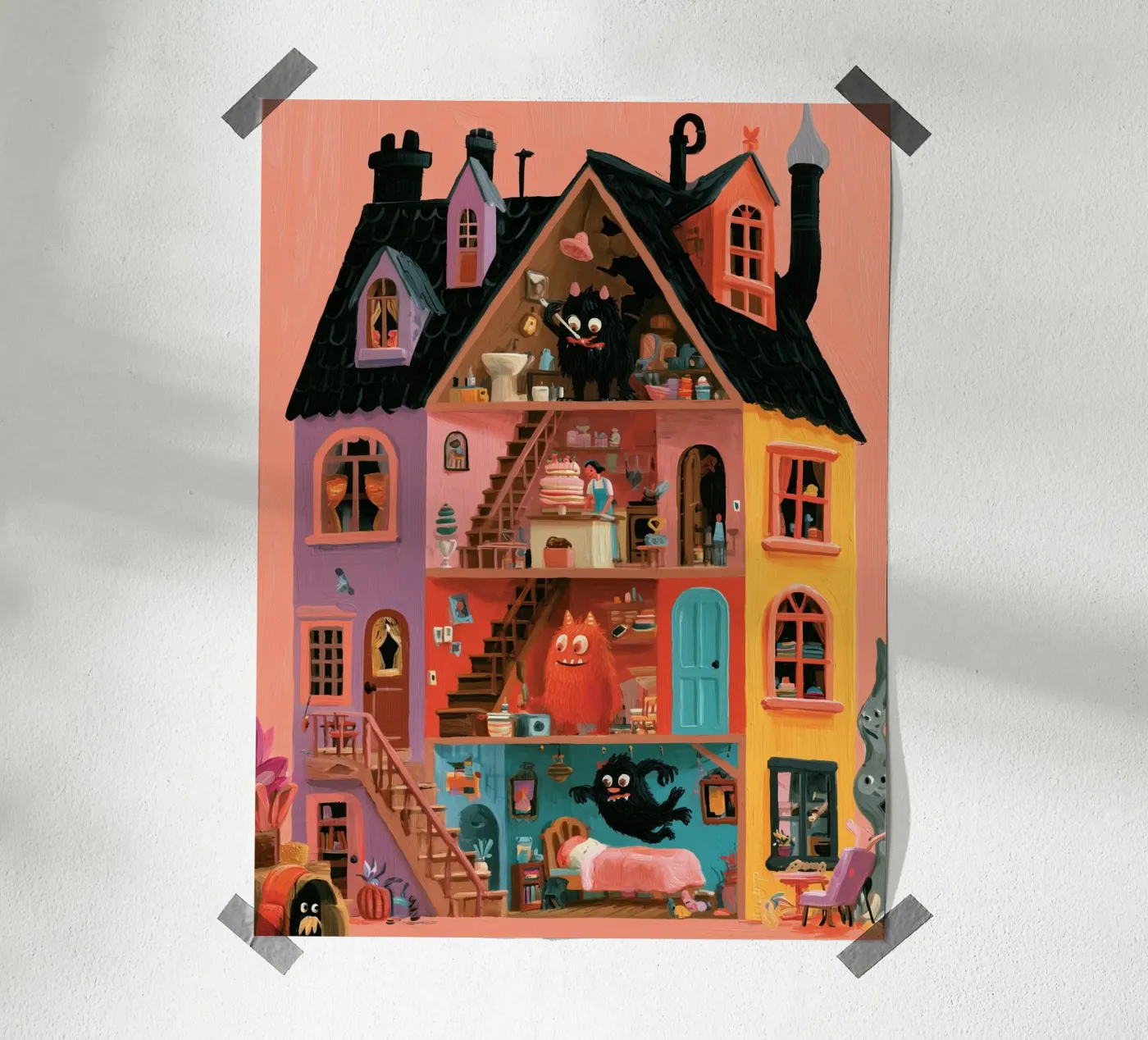 Monster House poster da Zuno