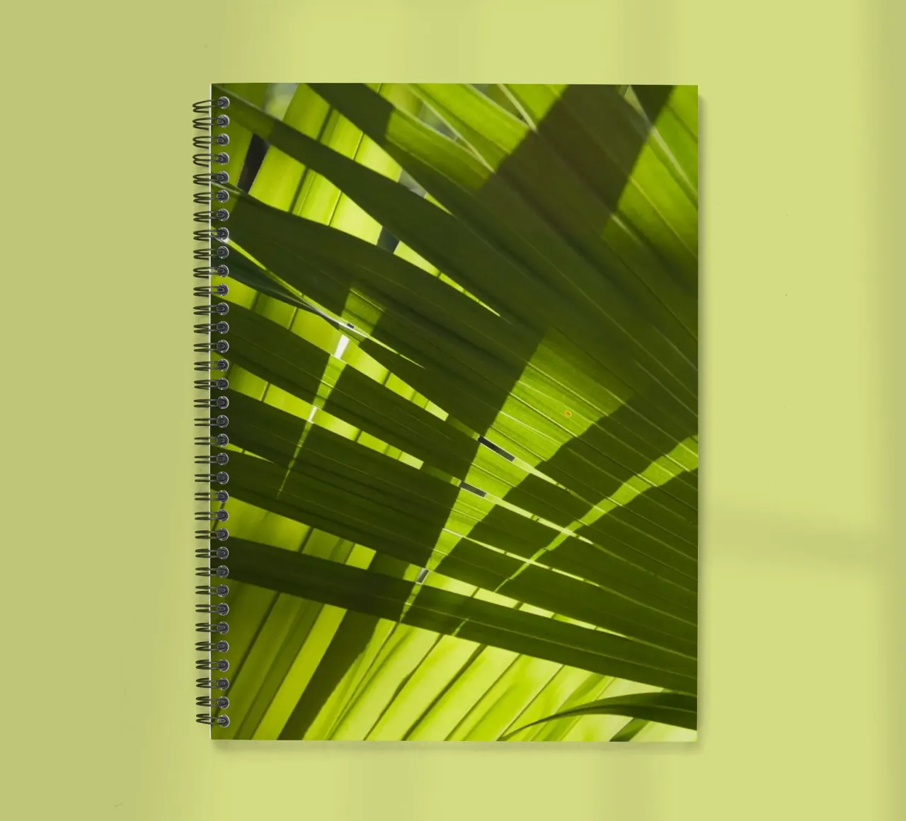 Palm Shadow 02 spiral notebook by amini54