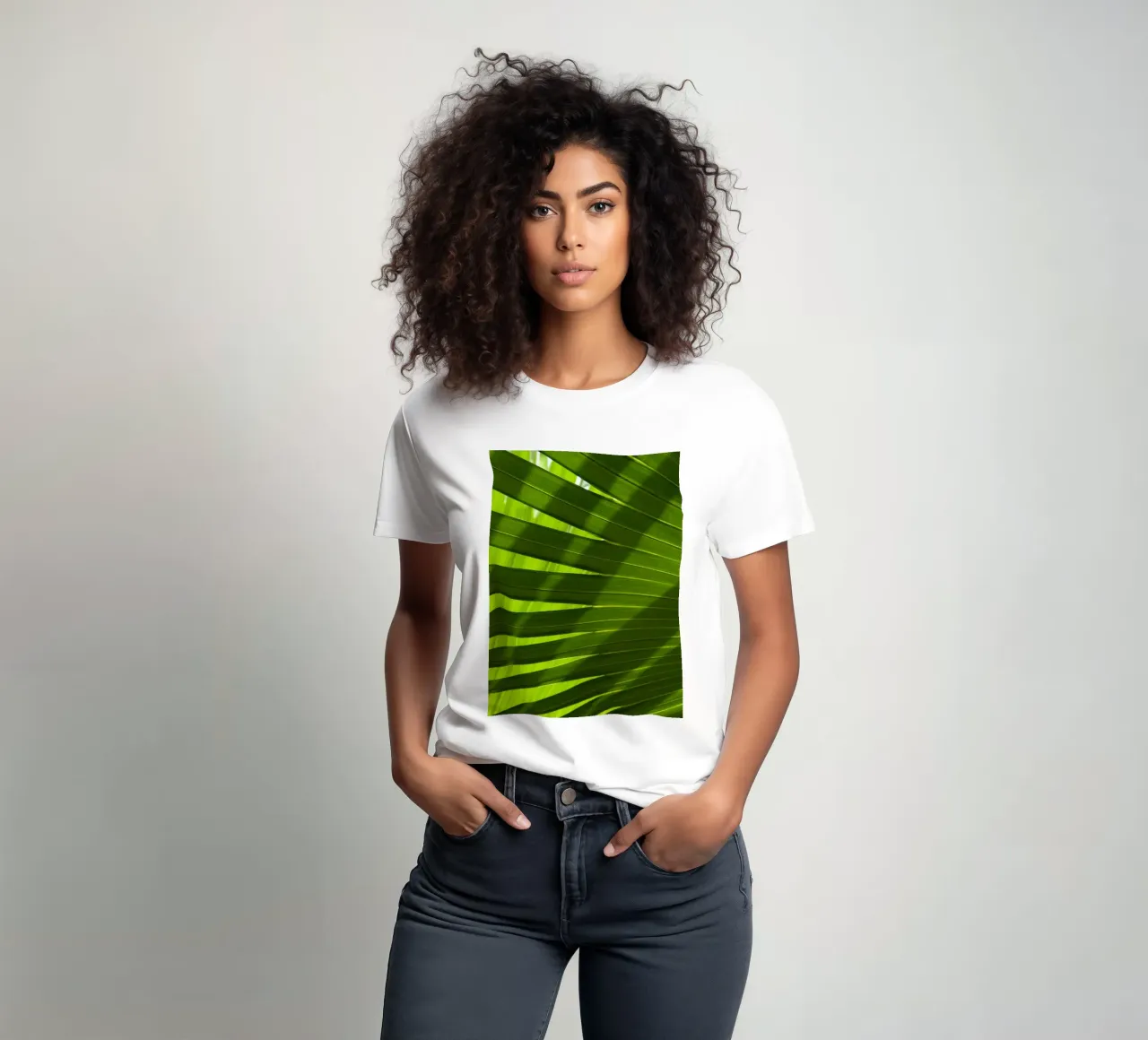 Palm Shadow 03 t-shirt by amini54