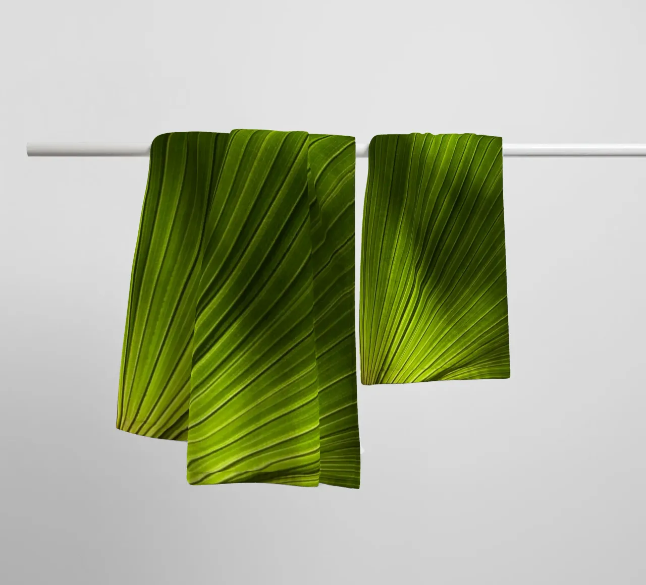 Palm Shadow 04 towel by amini54
