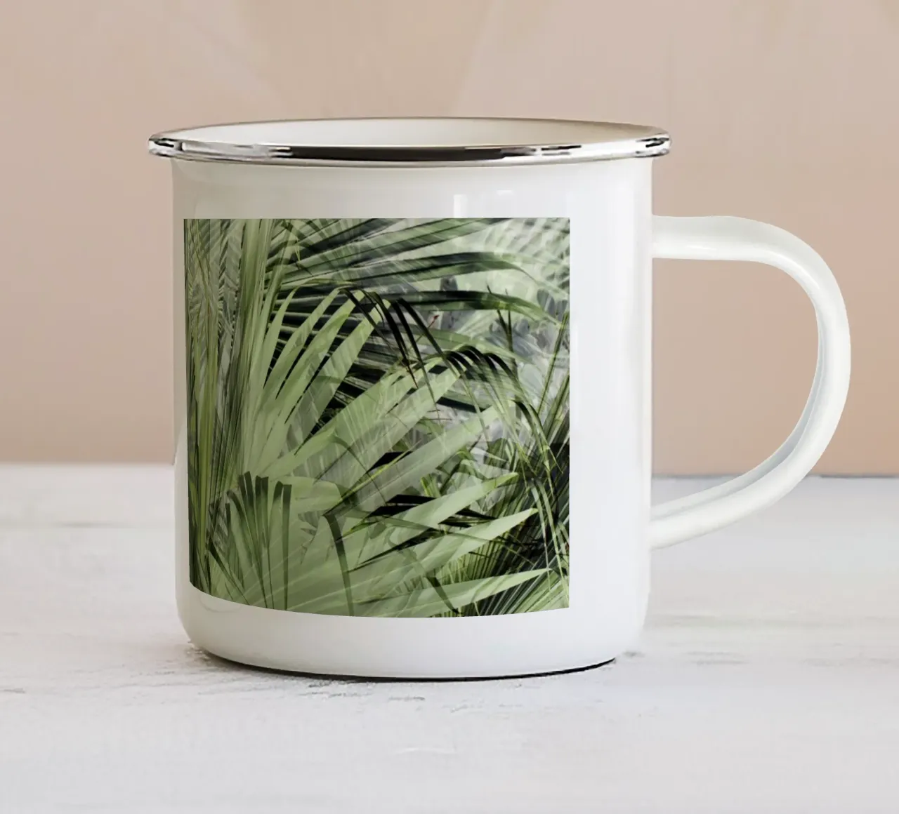 Palm Vibe 05 tazza in smalto da amini54