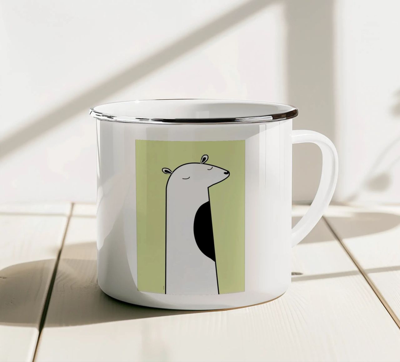 Sleepy tazza in smalto da Iglou