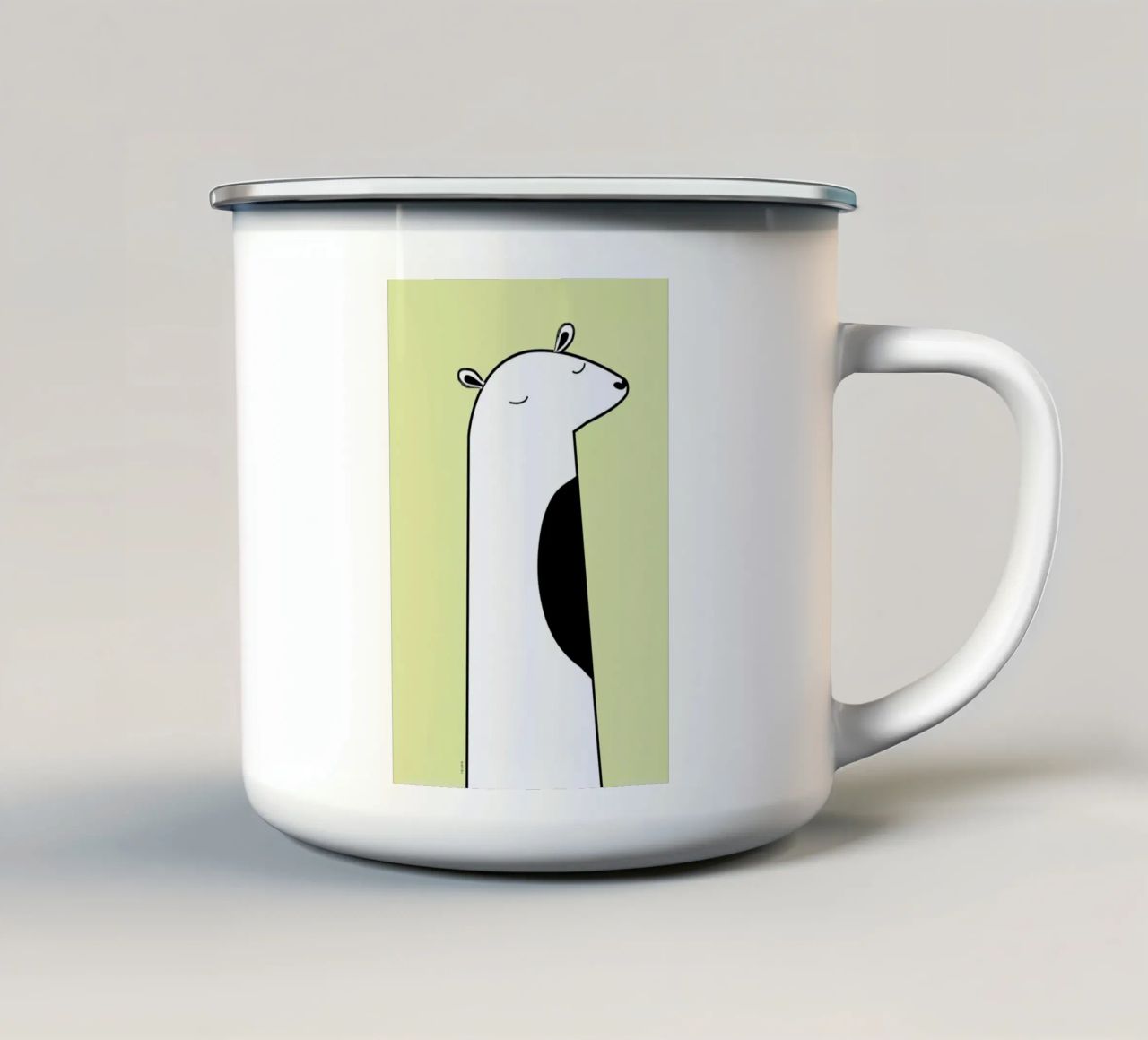Sleepy tazza in smalto da Iglou